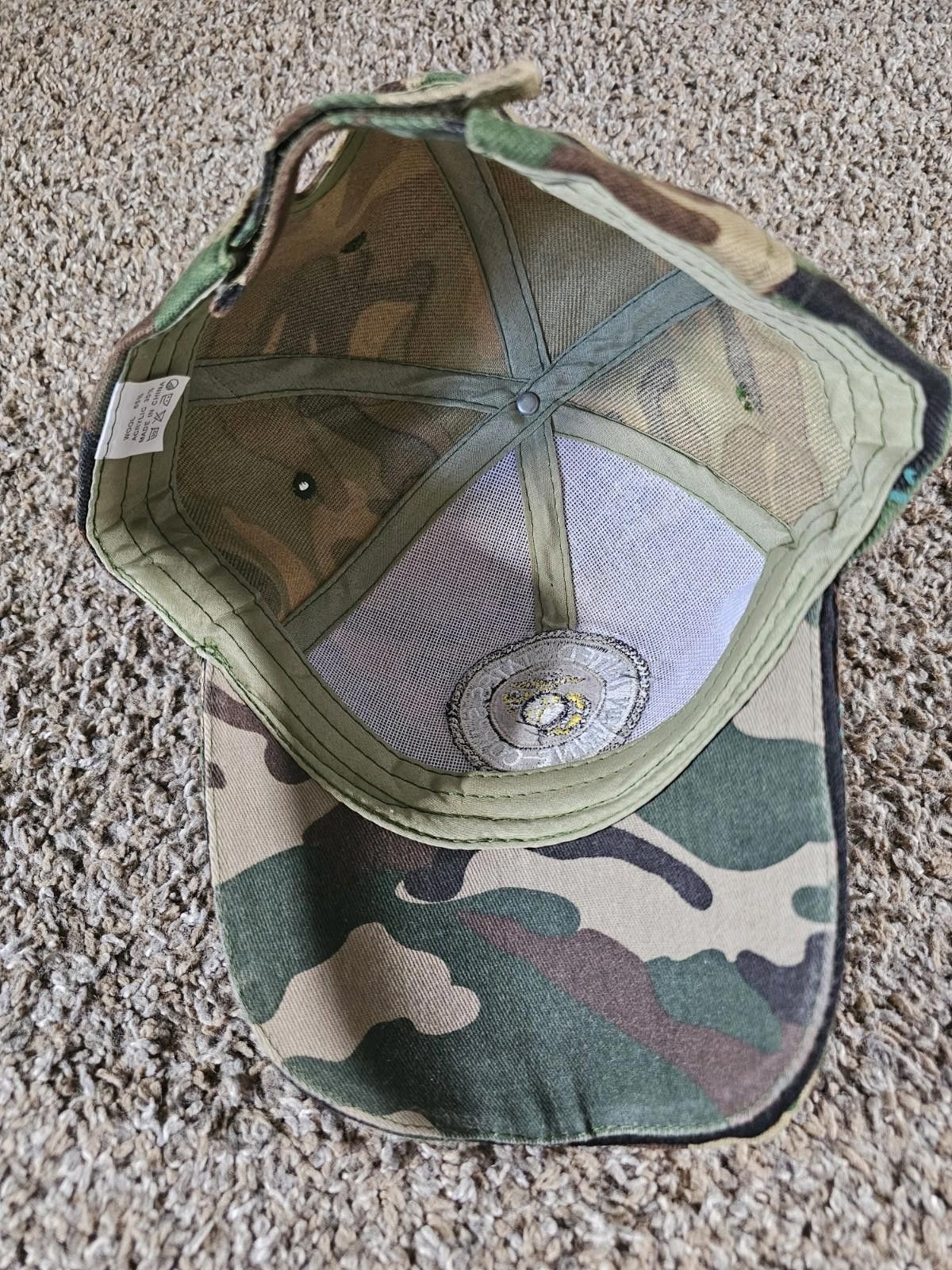 Unknown London United States Marine Corps Baseball Hat Camo Wool acrylic Size ONE SIZE - 4 Thumbnail