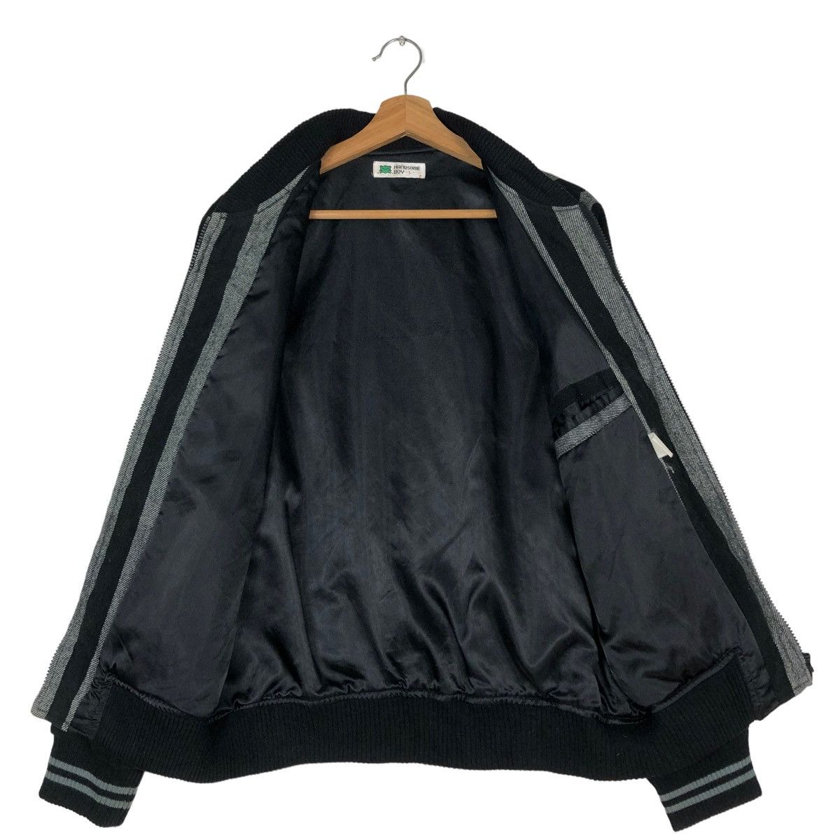 Hysteric Glamour 🔥VINTAGE BOMBER JACKET STRIPED HANDSOMEBOY JAPAN Size US S / EU 44-46 / 1 - 13 Thumbnail