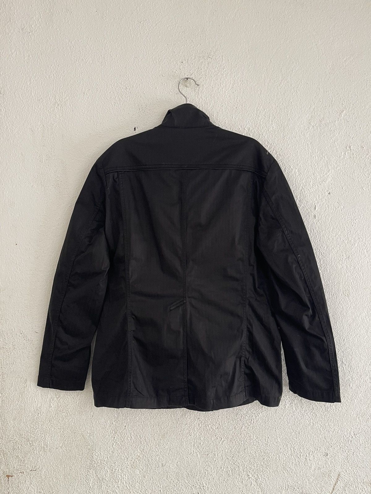 Yohji Yamamoto AAR Yohji Yamamoto Worker Jacket Adjustable Buckle Neck Size US M / EU 48-50 / 2 - 2 Thumbnail