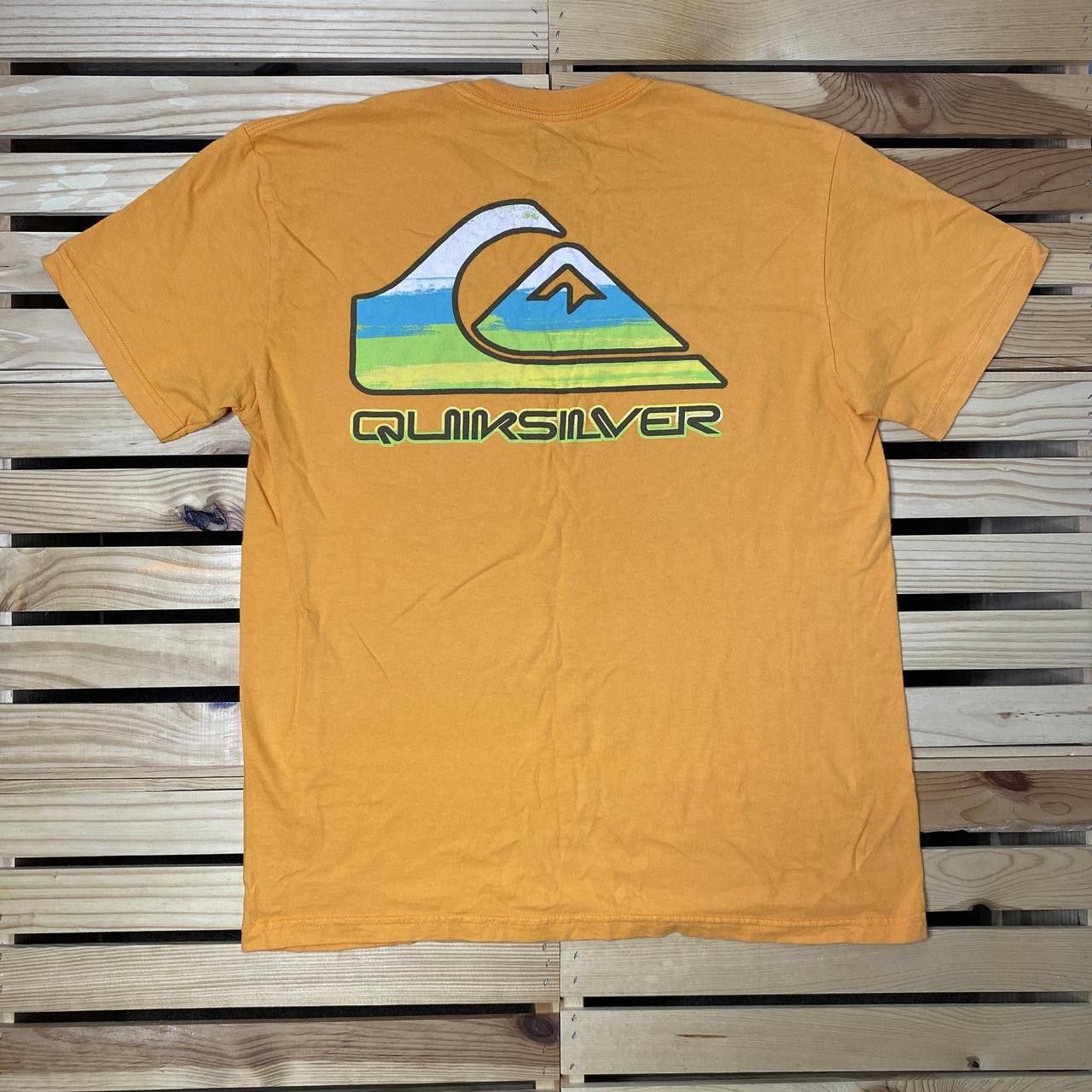 Quiksilver Quiksilver Orange Y2K Surf Tee Size Large Size US L / EU 52-54 / 3 - 1 Thumbnail