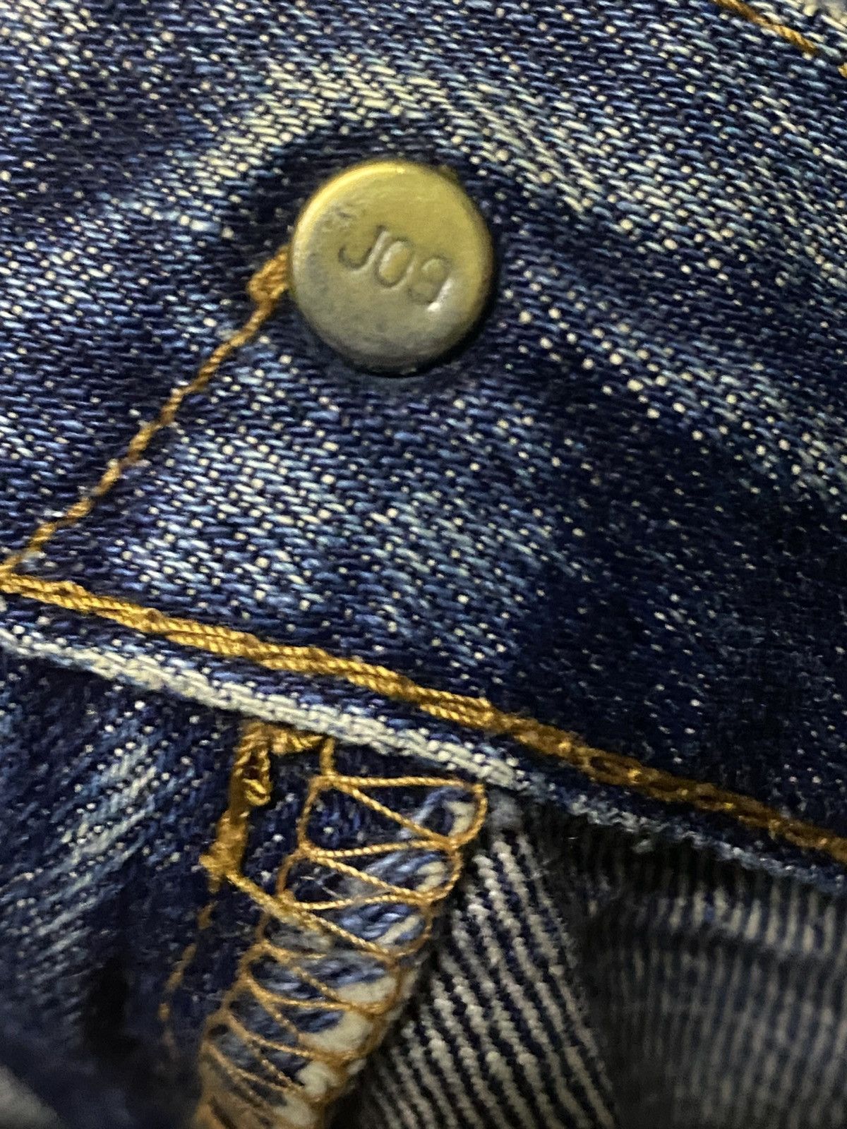 Levi's Levis 502 Big E Selvedge Talon Zip Distressed Baggy Jeans Size US 34 / EU 50 - 13 Thumbnail