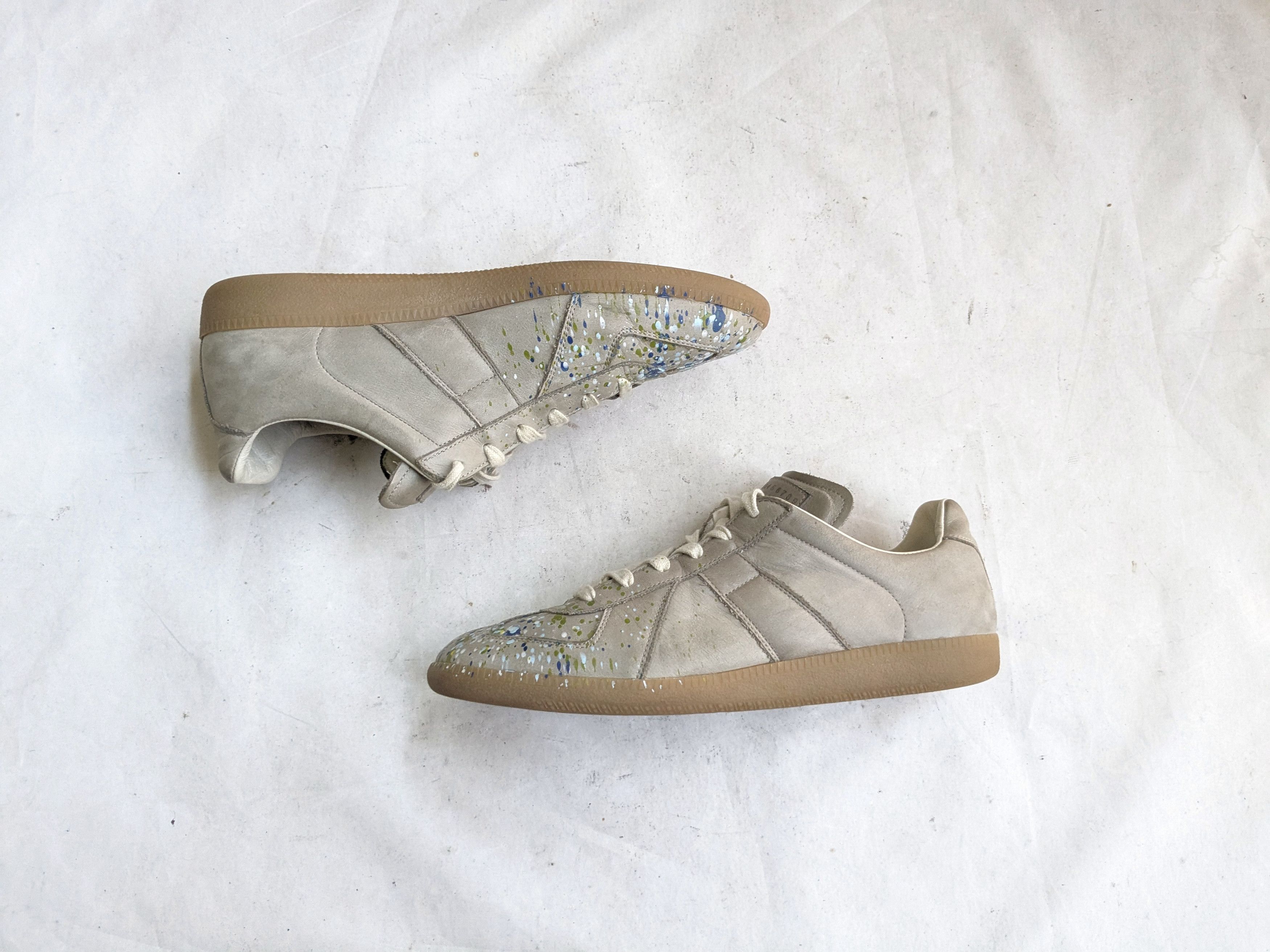 Maison Margiela A/W 17 'Leopard Print Fur' GAT Sneakers | Grailed