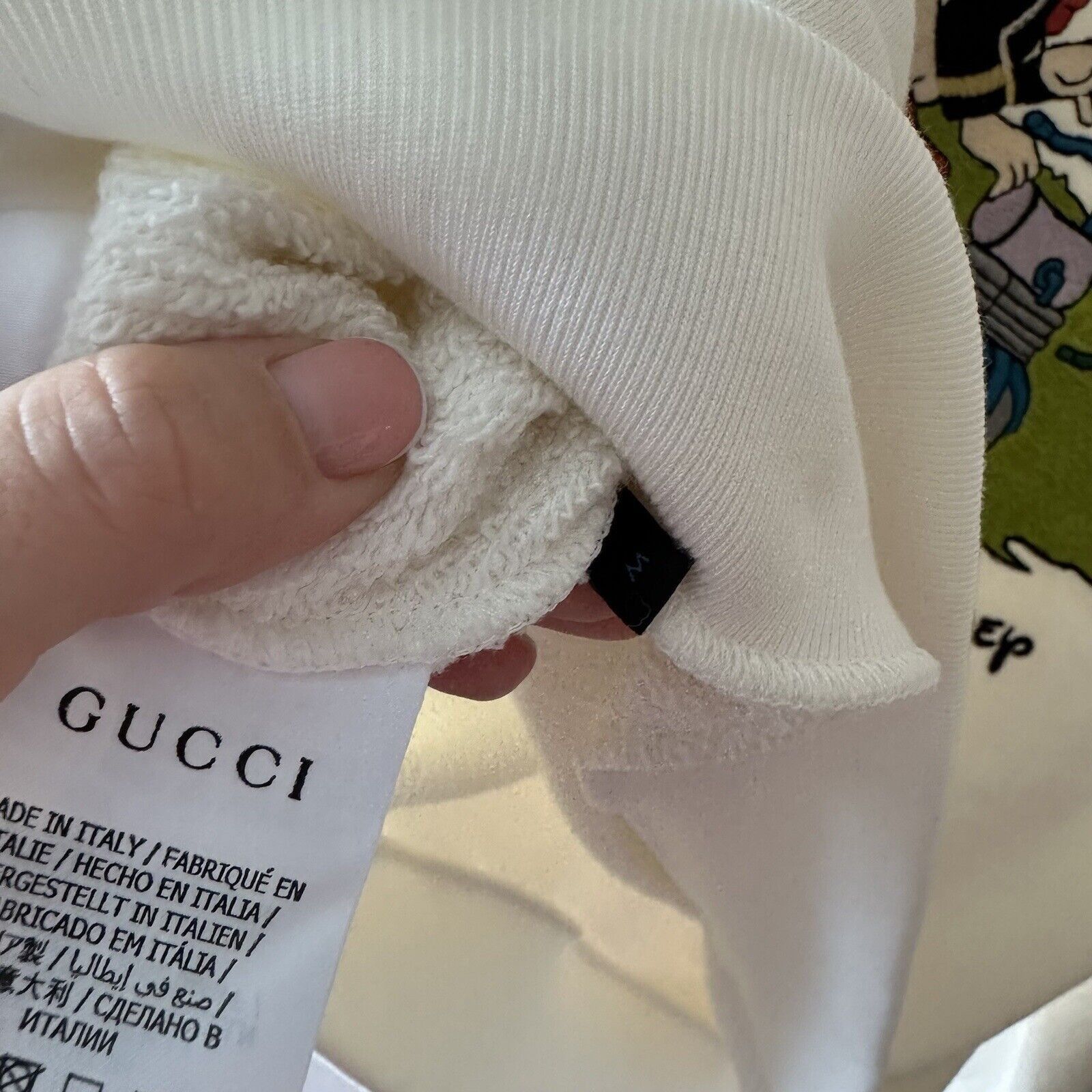 Gucci NWT Gucci White Disney Edition Donald Duck Sweatshirt sz M T Size M / US 6-8 / IT 42-44 - 10 Thumbnail