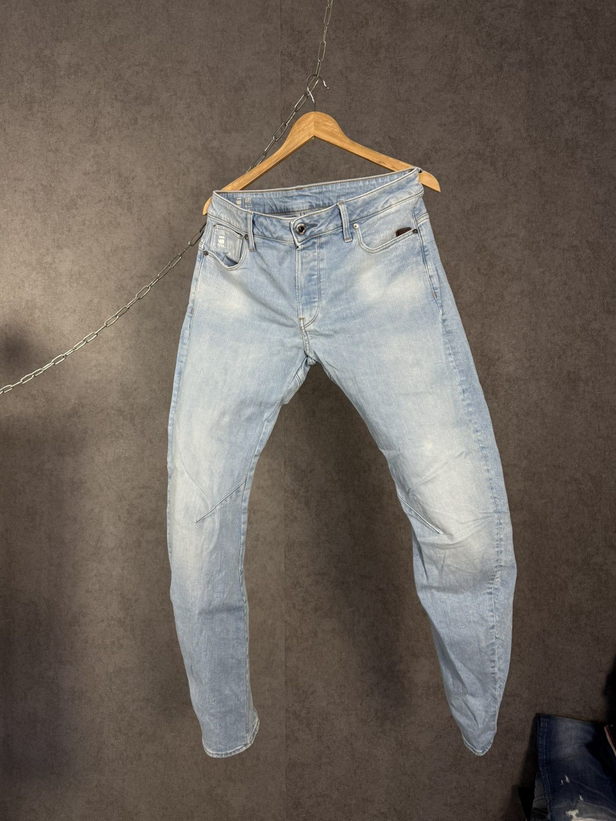 G-Star G Star Raw designer assymetric jeans Size US 32 / EU 48 - 1 Thumbnail