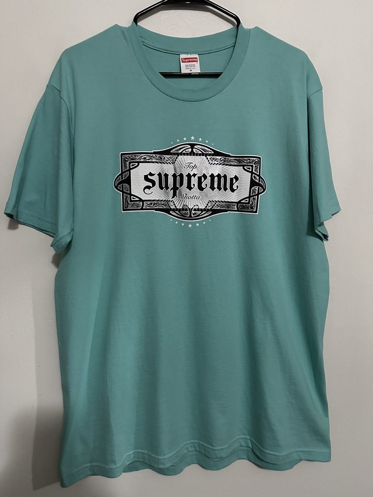 Supreme Top buy Shotta Tee *Teal*