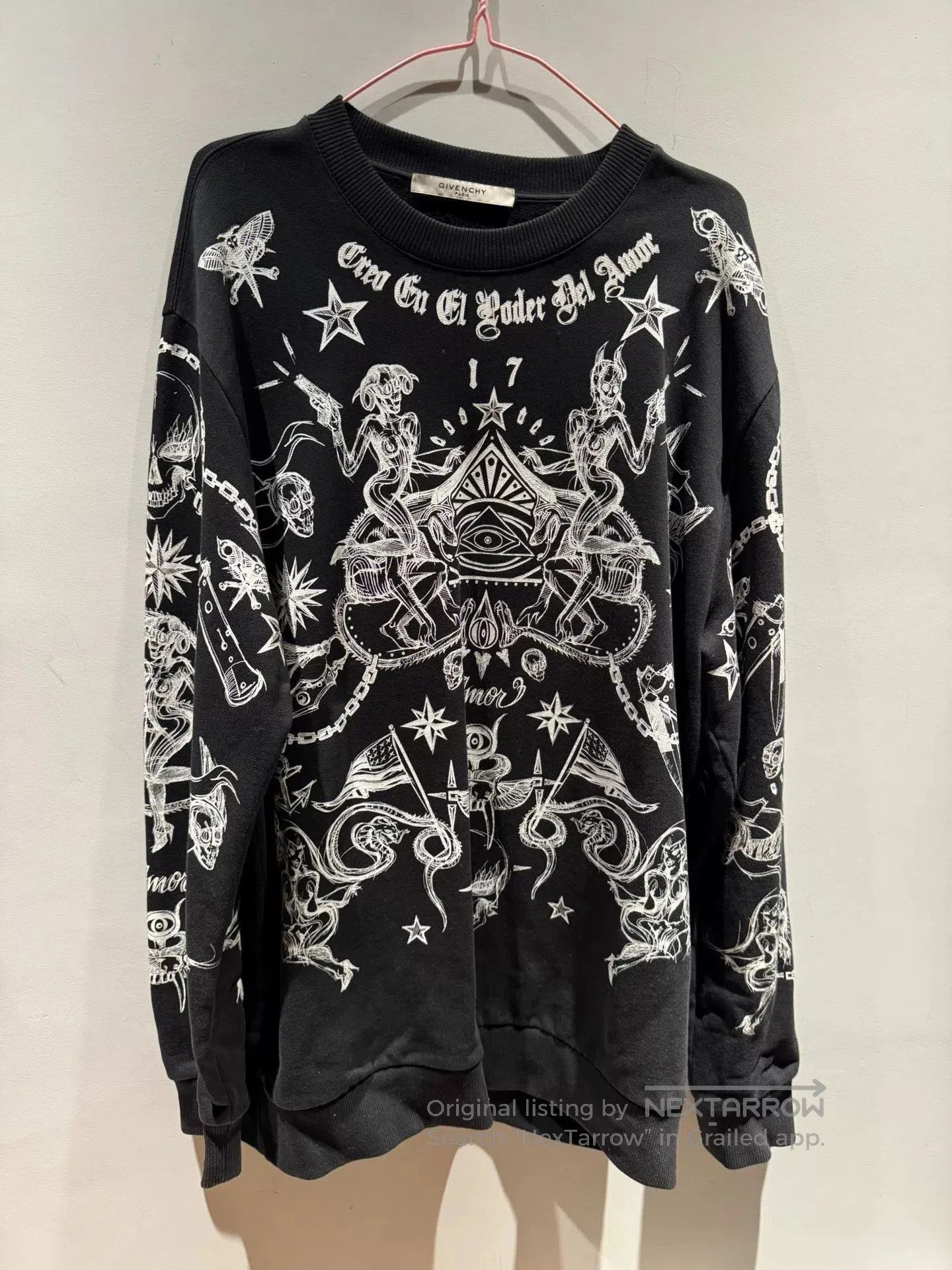 Givenchy Givenchy Printed Crewneck Casual Sweatshirt. Size US M / EU 48-50 / 2 - 1 Thumbnail