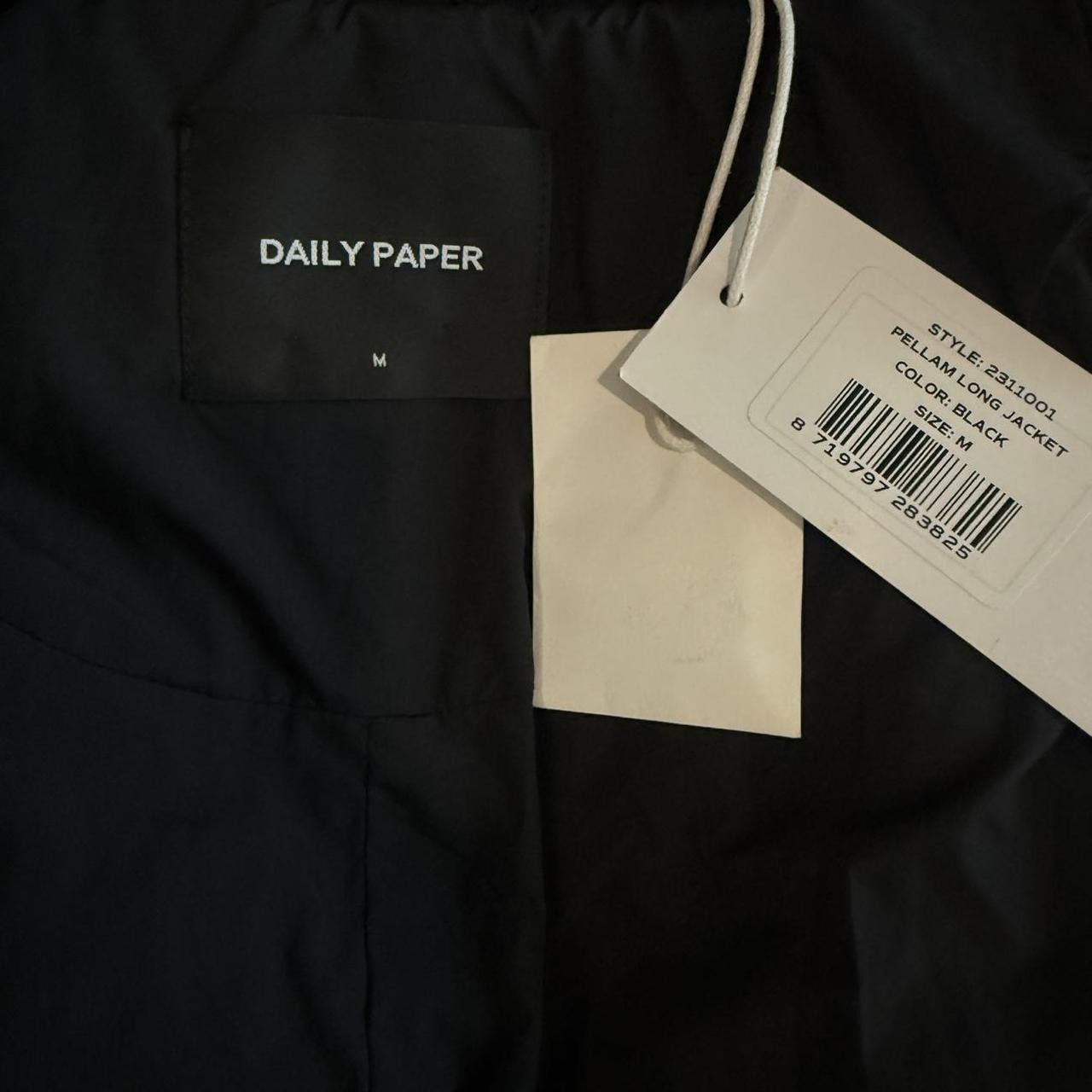 Daily Paper Daily Paper Pellam Long Jacket Black Coats Size US M / EU 48-50 / 2 - 6 Thumbnail