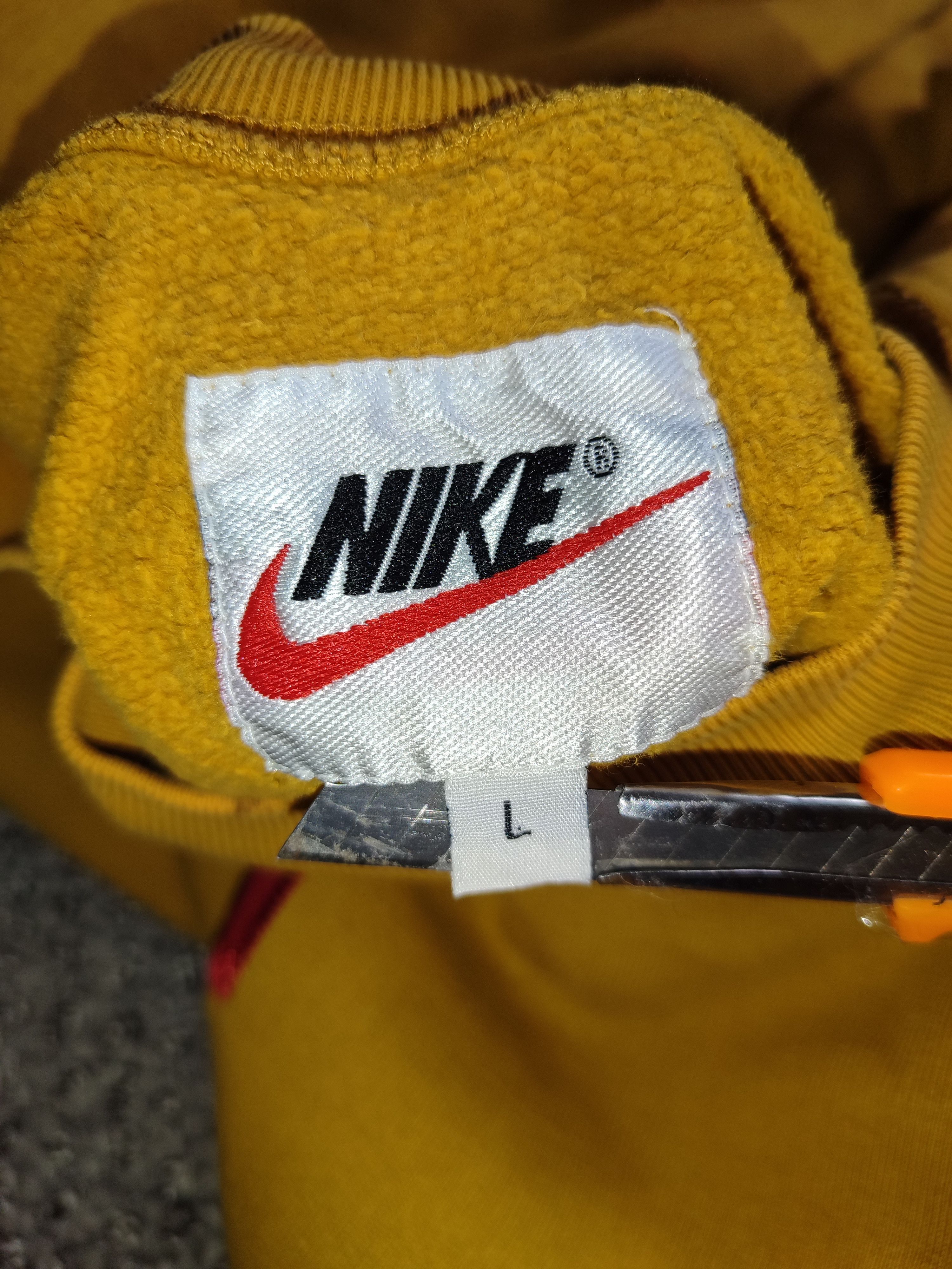 Nike × Nike ACG × Vintage Vintage 90s Nike Sweatshirt Swoosh Nike Distressed Sweater Size US L / EU 52-54 / 3 - 6 Thumbnail