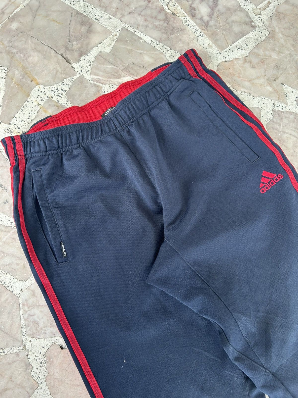 Adidas Adidas Vintage 90s Stripe Blue Red Sweat Pants Size US 30 / EU 46 - 3 Thumbnail