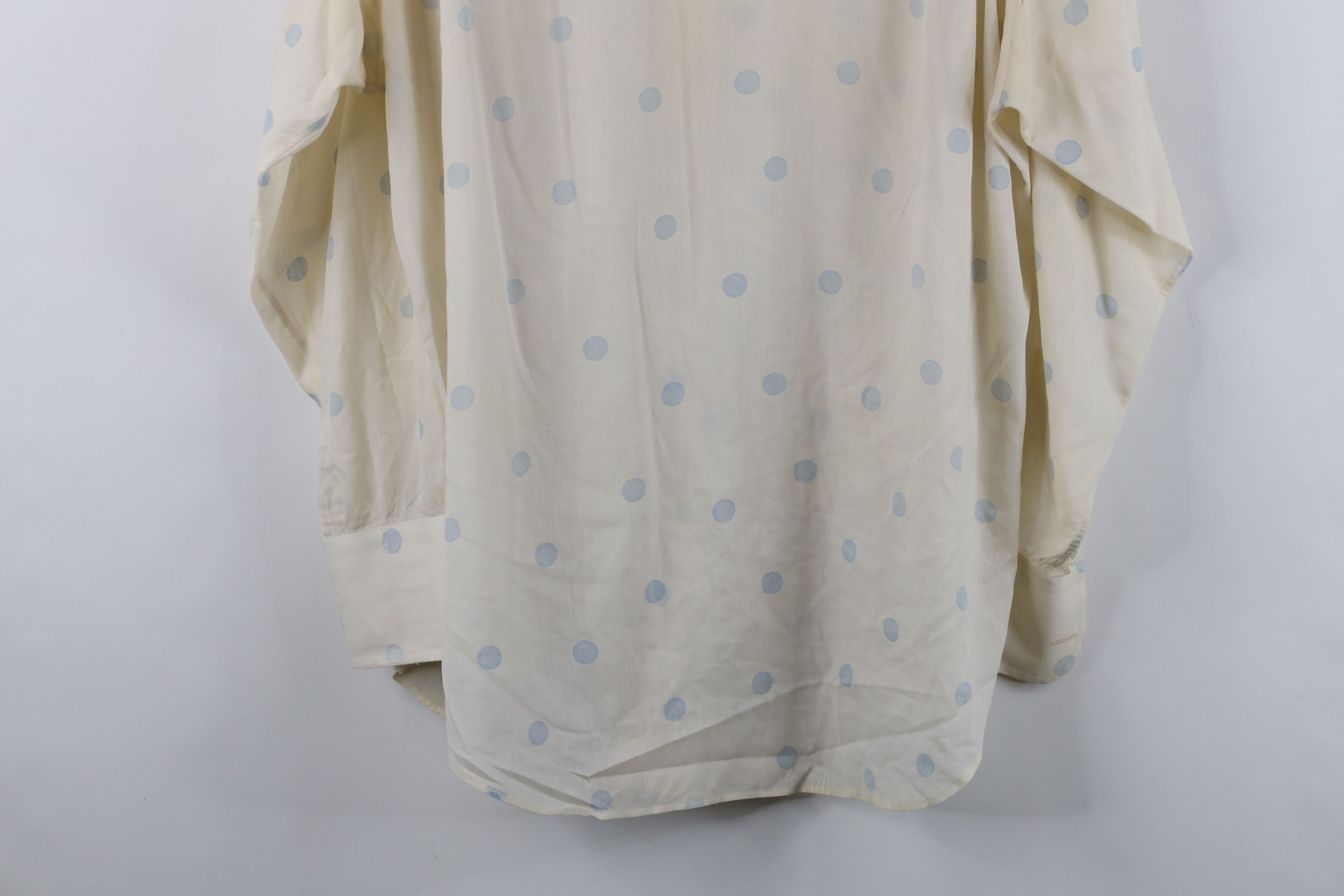 Vintage Vintage 60s Streetwear Polka Dot Collared Button Shirt USA Size US M / EU 48-50 / 2 - 12 Thumbnail