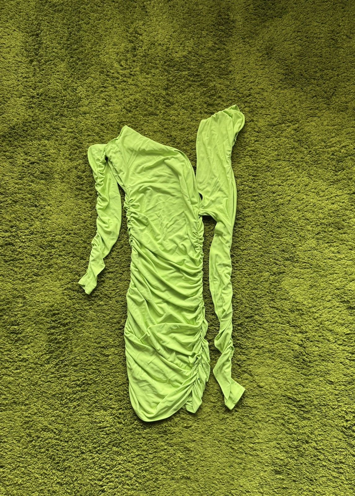 H&M × Mugler Thierry Mugler x H&M bodycon one shoulder mini dress Size S / US 4 / IT 40 - 5 Thumbnail