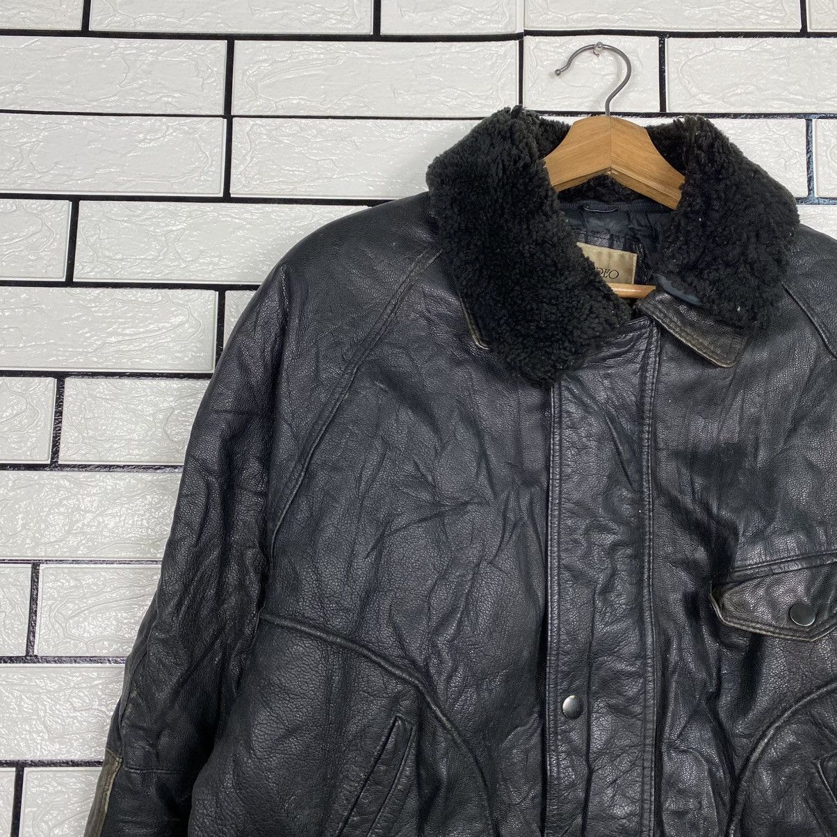 Japanese Brand 📌Vintage Fly Leather Jacket Blanket Gynreo Issey Miyake Size US M / EU 48-50 / 2 - 8 Thumbnail