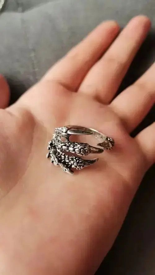 Vintage Dragon Claw Ring Size ONE SIZE - 3 Thumbnail