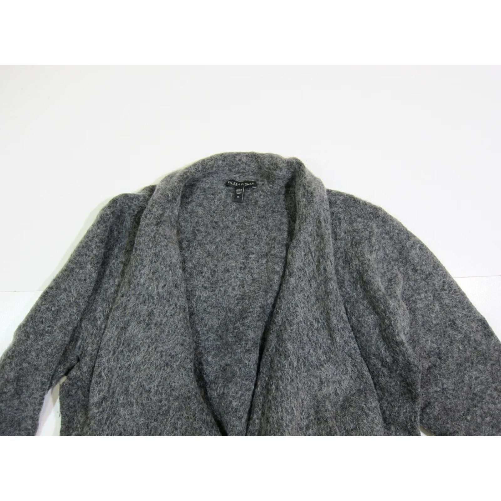 Eileen Fisher Eileen Fisher Cardigan Sweater Medium Grey Italian Mohair Oversized Cozy Women Size M / US 6-8 / IT 42-44 - 3 Thumbnail