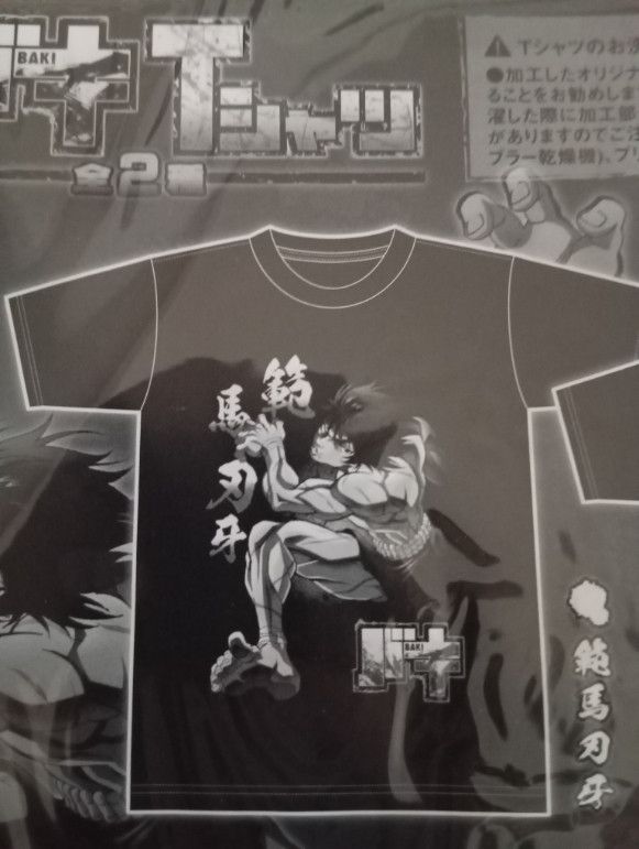 Japanese Brand Baki The Grappler 👊 Tshirt Anime MMA 💥 Size US L / EU 52-54 / 3 - 1 Thumbnail