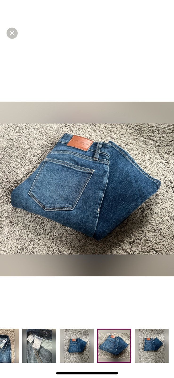 Lucky Brand Lucky Brand "Lolita" Low-Rise Bootcut jeans. Size 27/4. Size 27" / US 4 / IT 40 - 10 Thumbnail
