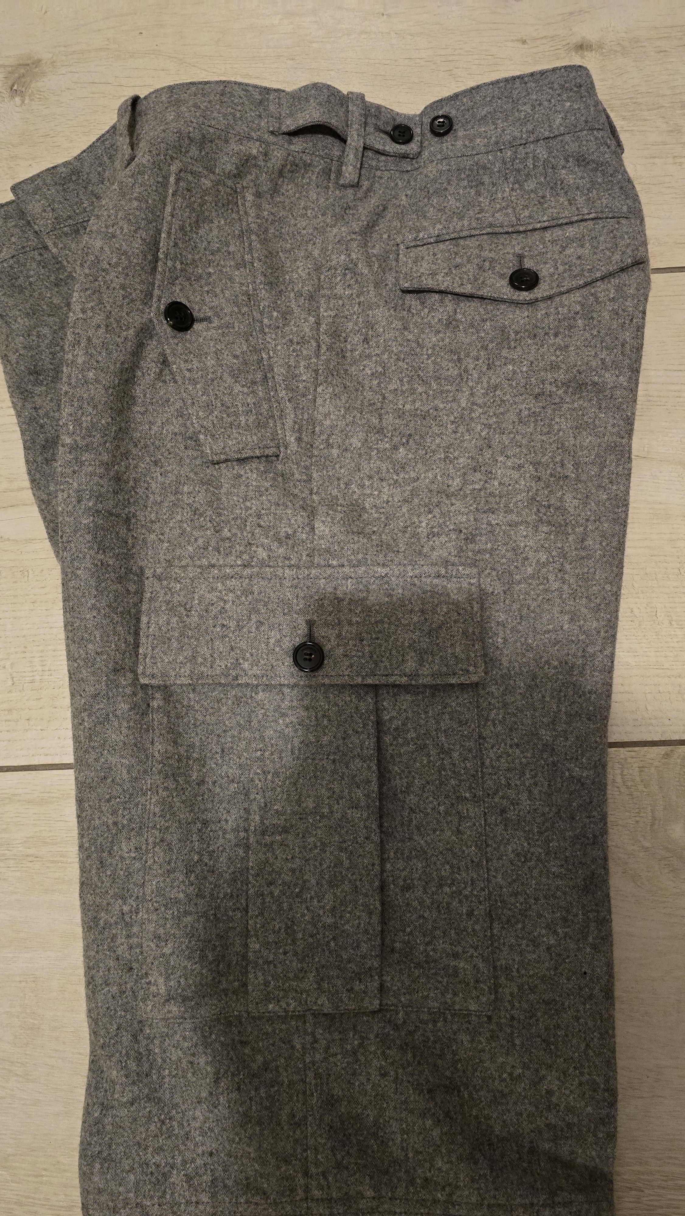 JW Anderson DOUBLE HEM CARGO TROUSERS Size US 34 / EU 50 - 5 Thumbnail