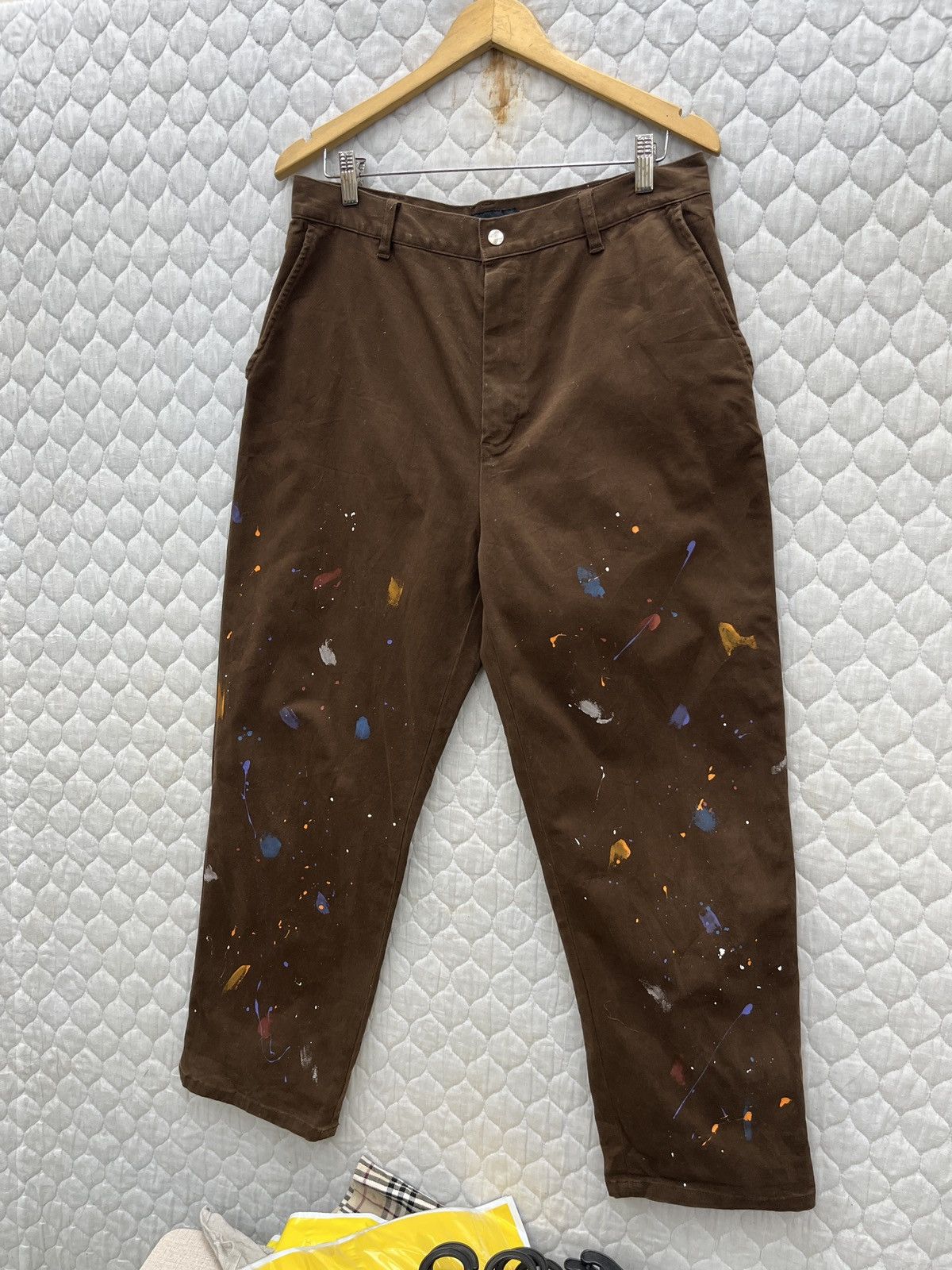 Xlarge 🔥🔥🔥STEALS XLARGE SPLATTER PAINT PANTS Size US 33 - 4 Thumbnail