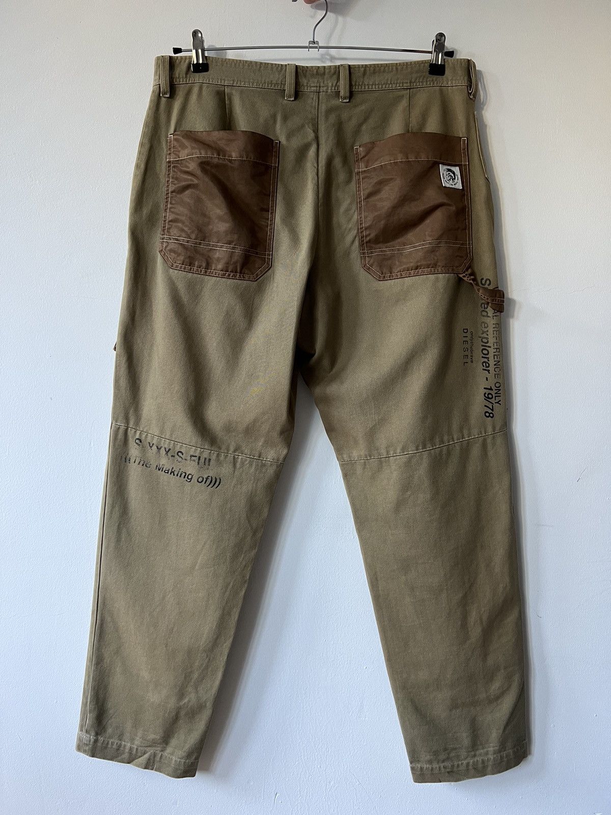 Diesel Light brown Diesel P-TRENT straight trousers 32/32 Size US 32 / EU 48 - 8 Thumbnail