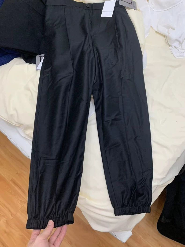 Dior Dior Black wool casual trousers 2502-Nextarrow Size 48R - 1 Thumbnail