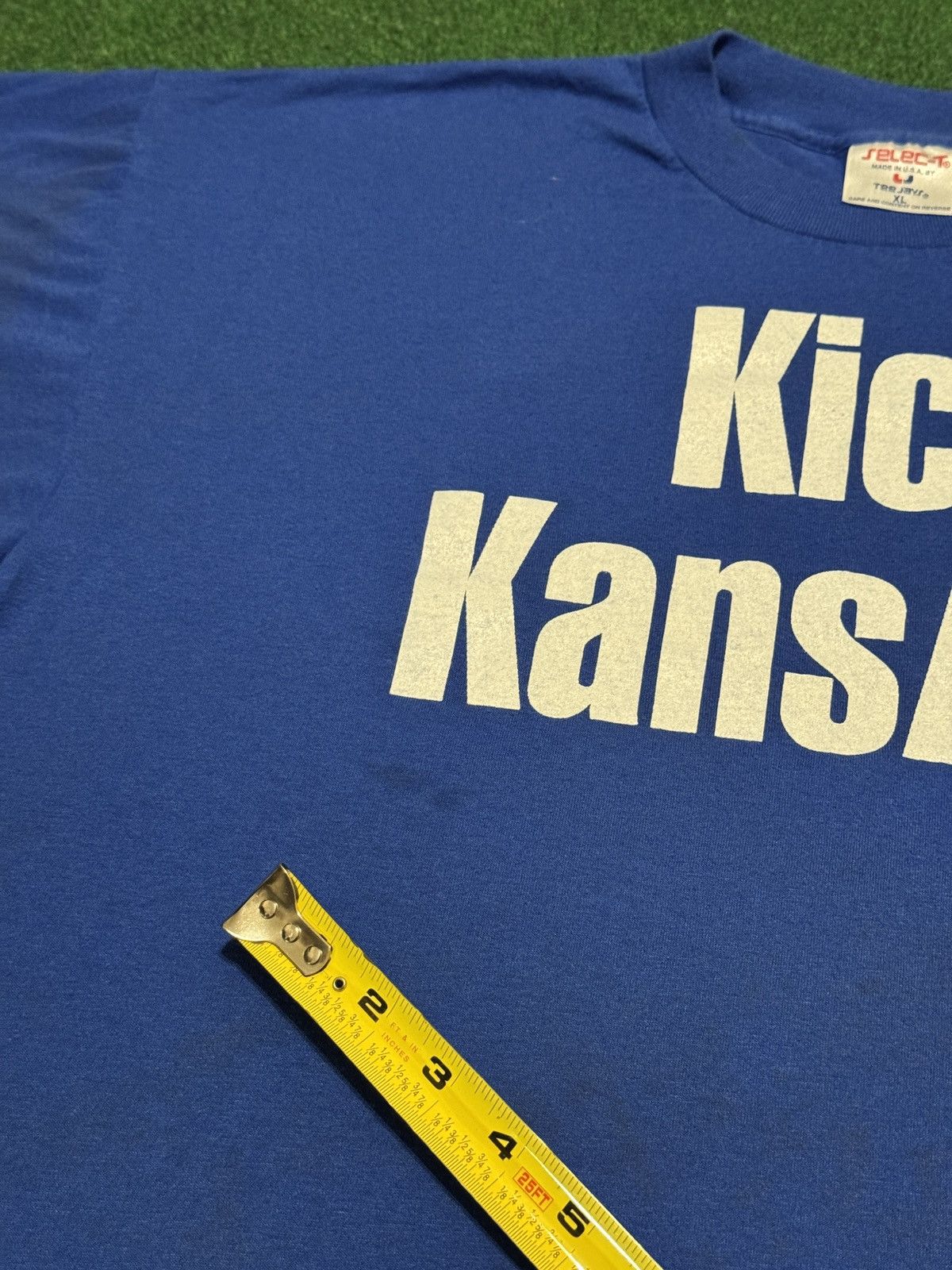 Vintage 90s Kick Kansass NCAA College Sports Funny Rival T Shirt Size US XL / EU 56 / 4 - 4 Thumbnail