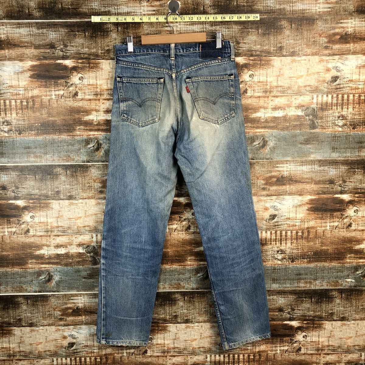 Levi's DLL Levis Blue ripped vintage Denim Pants #C240 Size US 27 - 16 Thumbnail