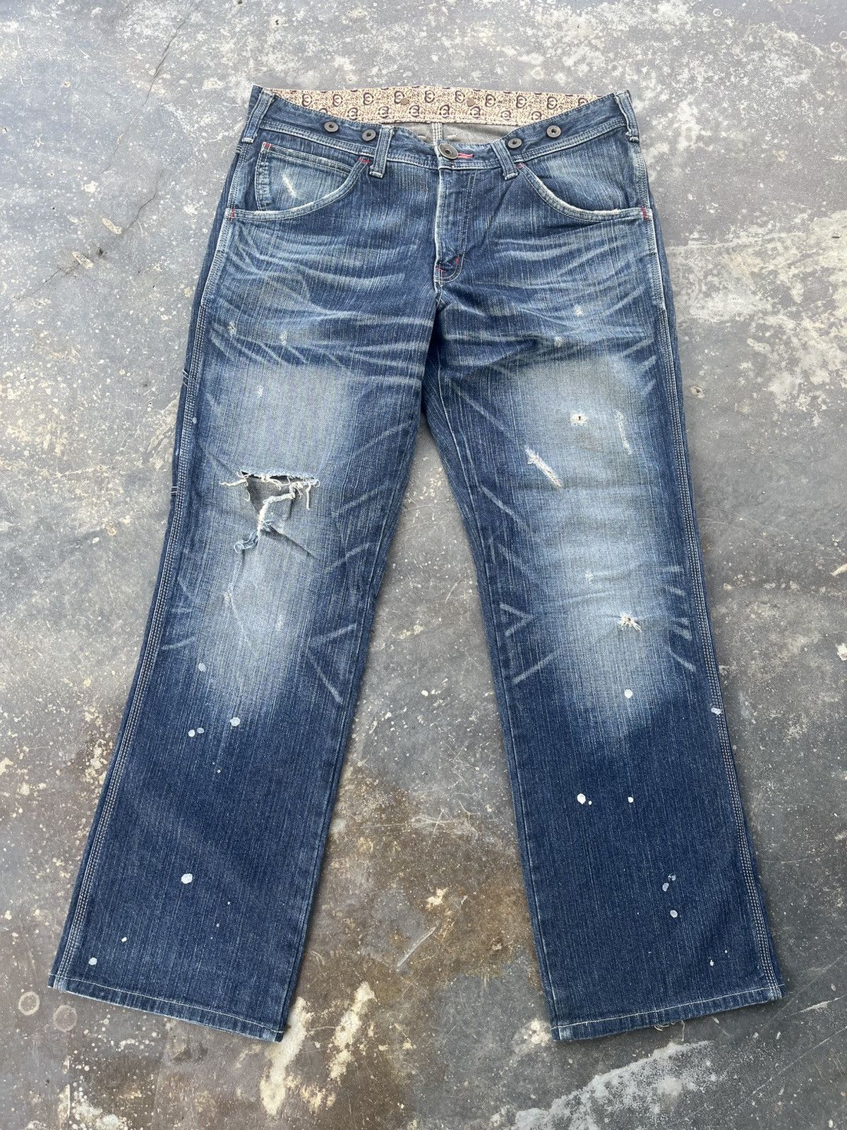Beauty Beast × Edwin × Hysteric Glamour Edwin 503 Blue Trip Denim Size US 36 / EU 52 - 8 Thumbnail