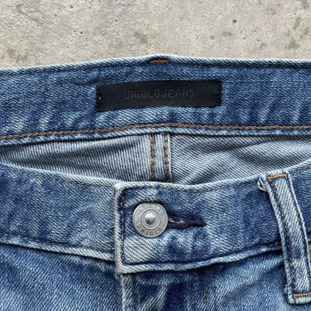 Japanese Brand × Jean W34x28.5 Japanese Brand Faded Jeans Denim Pants Size US 34 / EU 50 - 6 Thumbnail