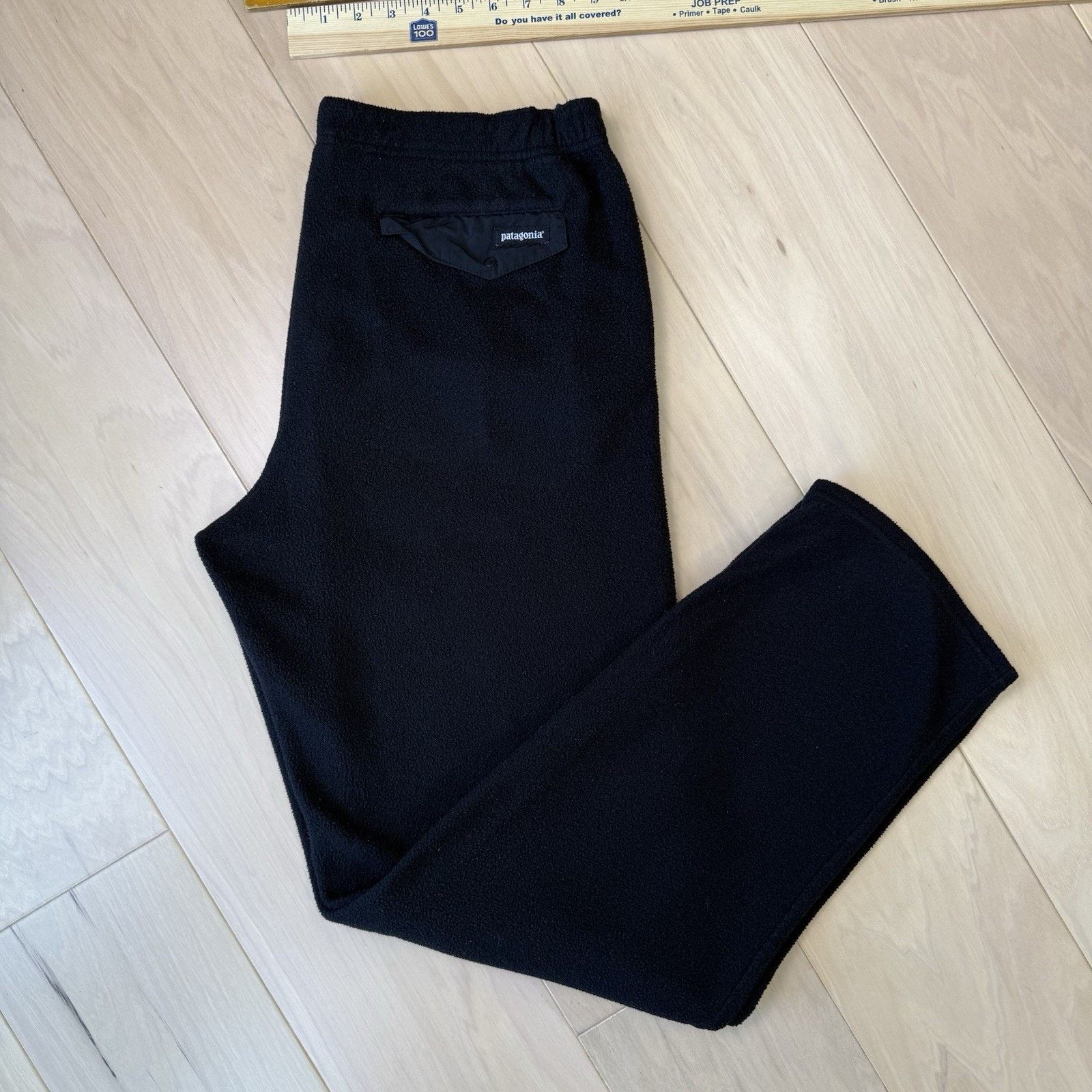Patagonia Vintage Patagonia Snap T Fleece Pants Large Black 90s Size US 33 - 2 Thumbnail