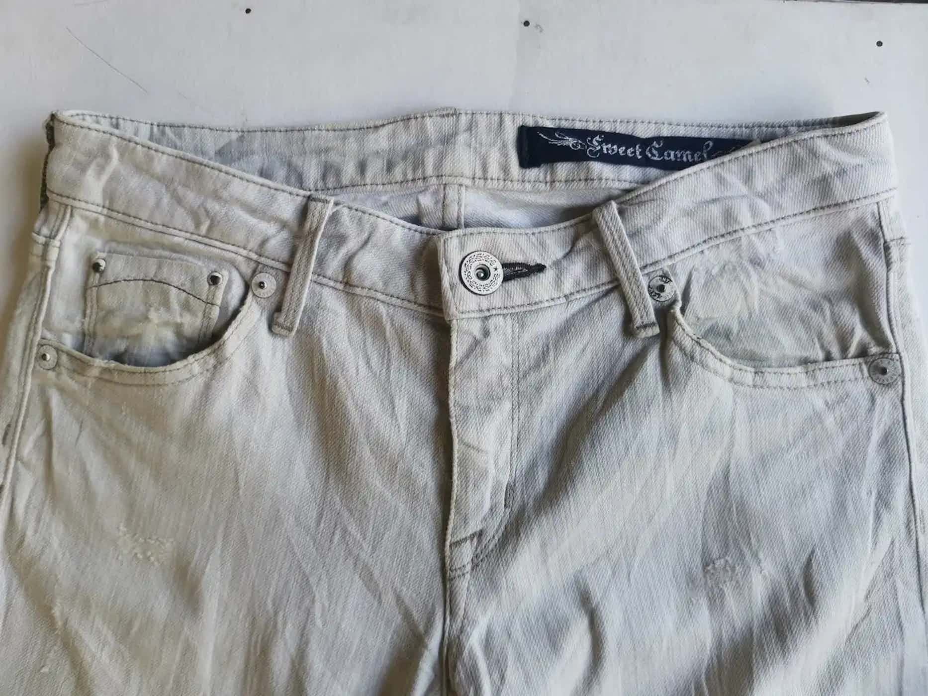 Japanese Brand Smeet Camel Jeans Pants Size US 29 - 7 Thumbnail