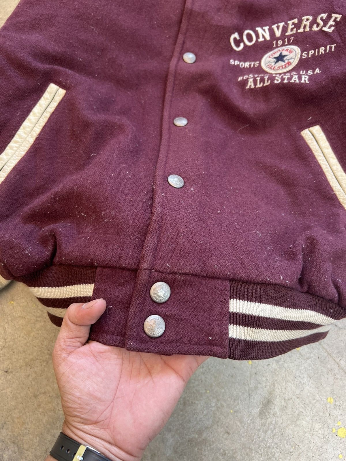 Converse VINTAGE 90s CONVERSE VARSITY Size US M / EU 48-50 / 2 - 3 Thumbnail