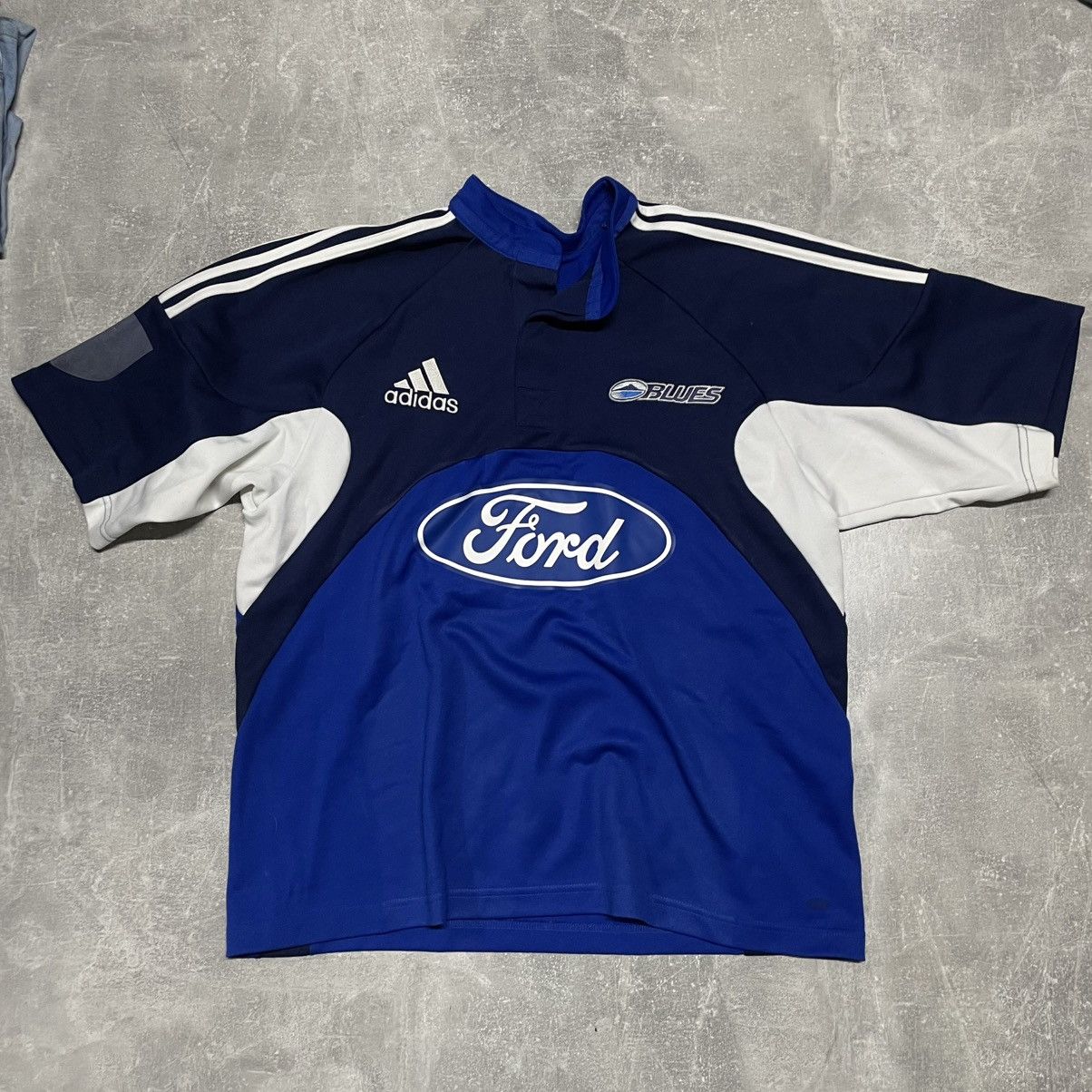 Adidas Rare Vintage Auckland Blues rugby union jersey canterbury au Size US L / EU 52-54 / 3 - 1 Thumbnail
