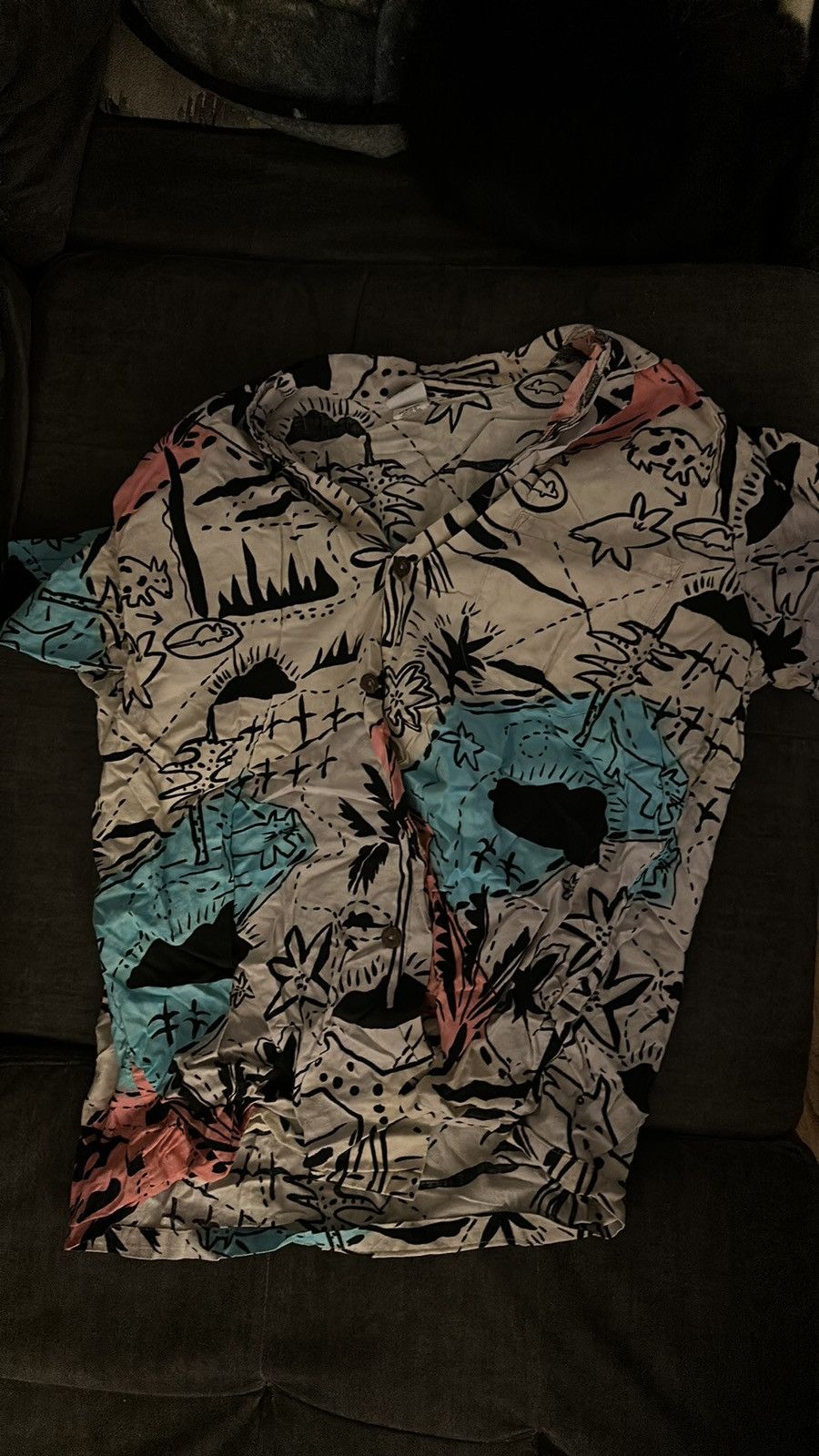 Vintage Vintage 80’s Off Shore Wild Design button-up shirt. Rare! Size US XL / EU 56 / 4 - 1 Thumbnail