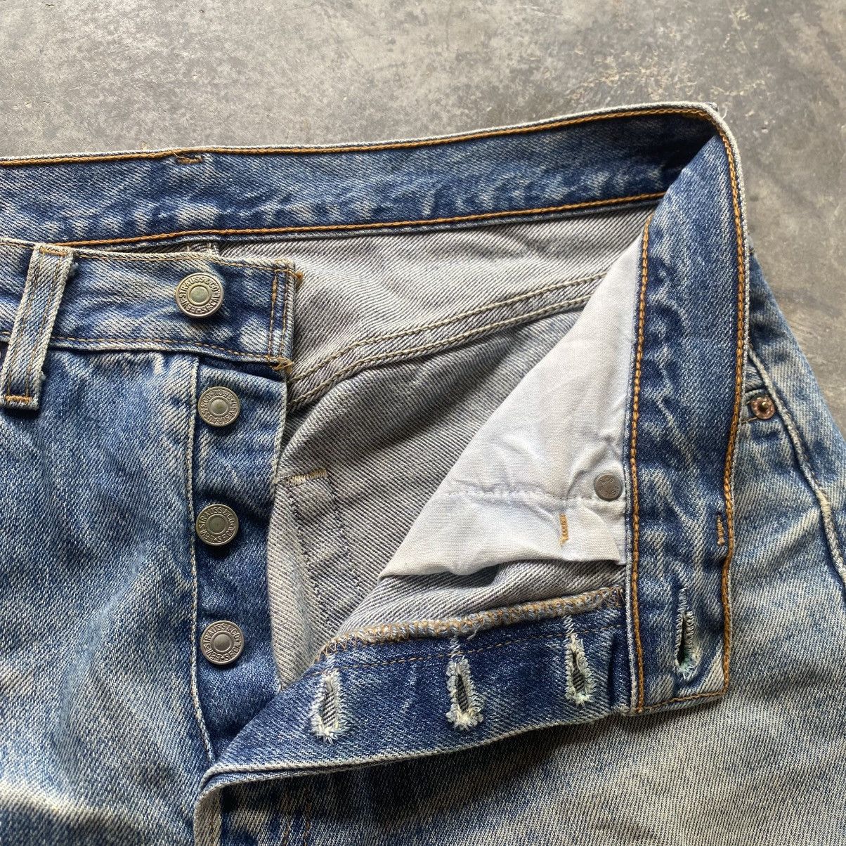 Levi's Vintage Clothing Distressed 501 Levis Denim Short Size US 30 / EU 46 - 10 Thumbnail