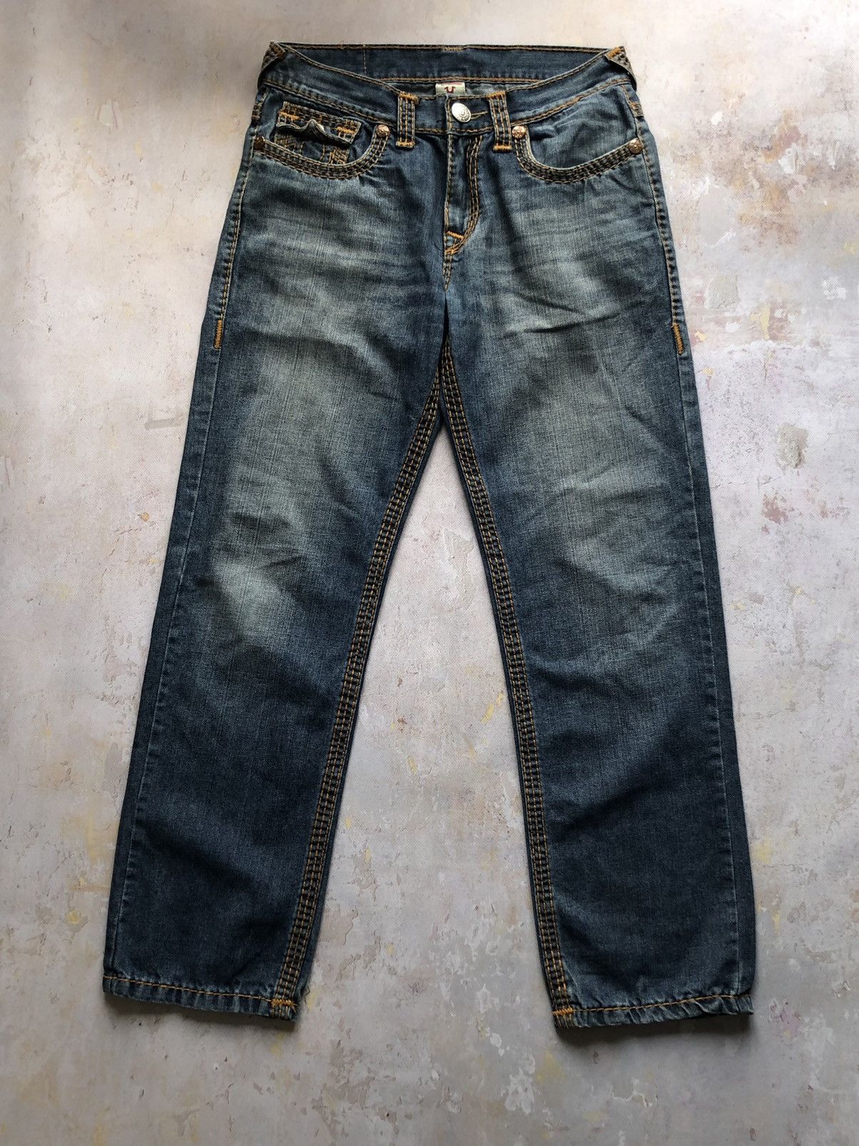 true religion y2k チーフキーフ フレア JNCO × True Religion × Vintage Crazy True Religion Flared