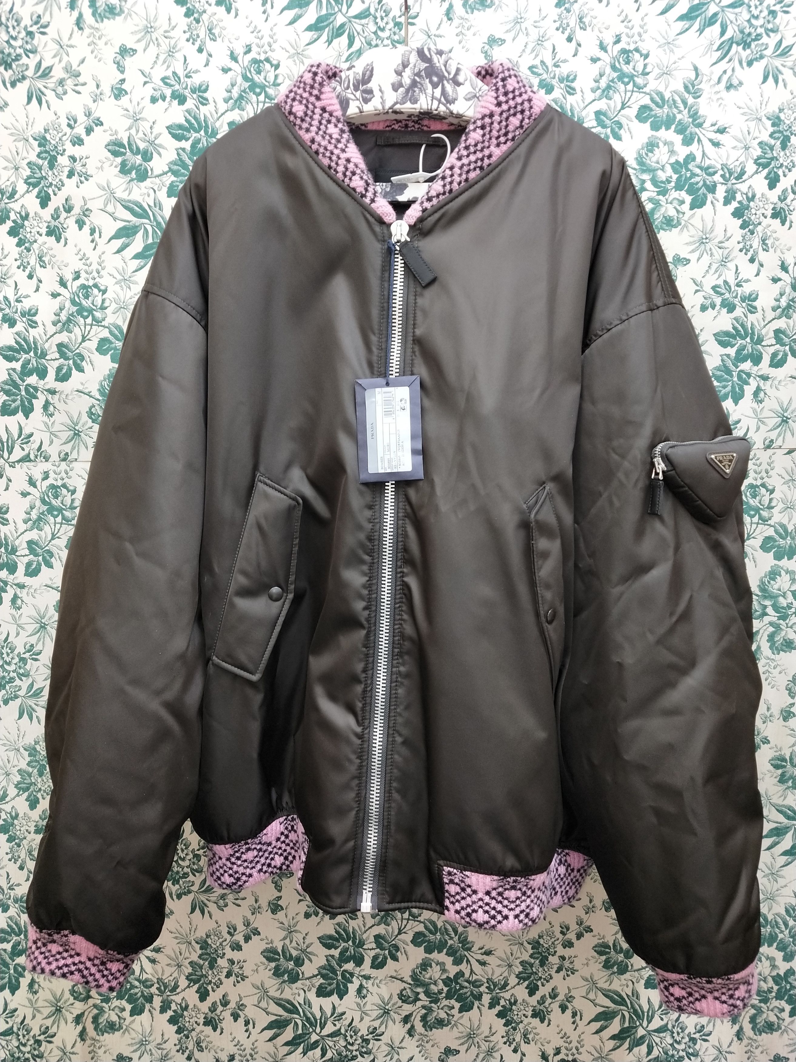 21AW RE-NYLON KNIT BOMBER JACKET 【PRADA】 Prada Re-Nylon Bomber Jacket | Saks Fifth Avenue