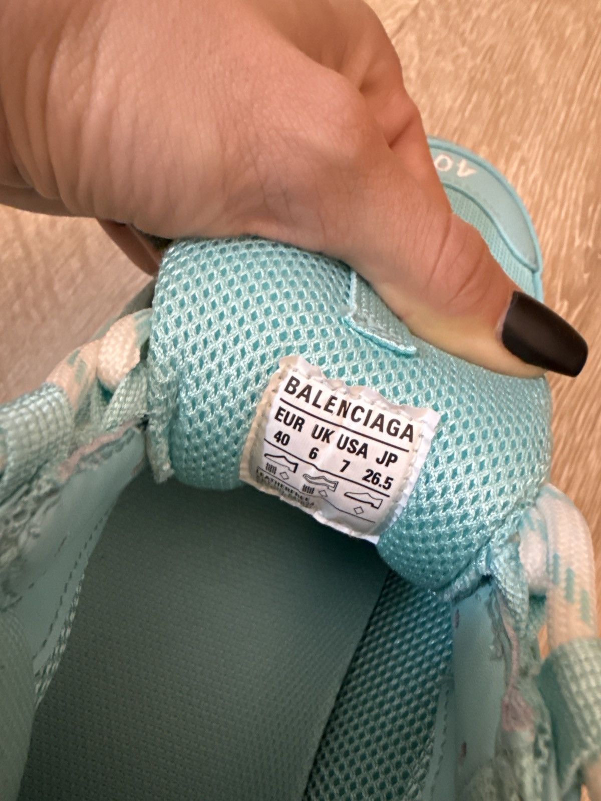 Balenciaga Balenciaga triple S turqouise Size US 7 / IT 37 - 8 Thumbnail