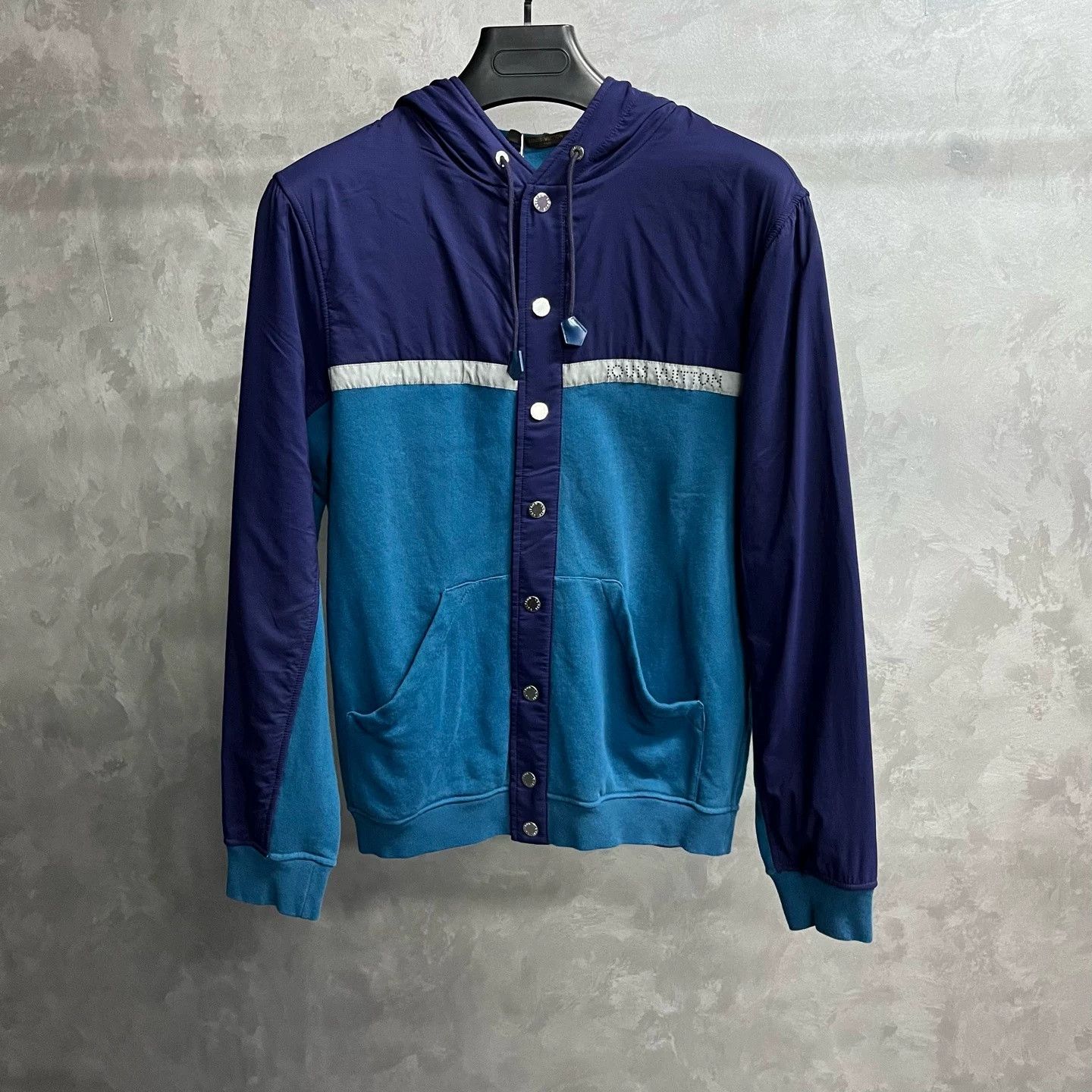 Louis Vuitton Louis Vuitton Classic Blue Stripe Snap Jacket Size US S / EU 44-46 / 1 - 1 Thumbnail