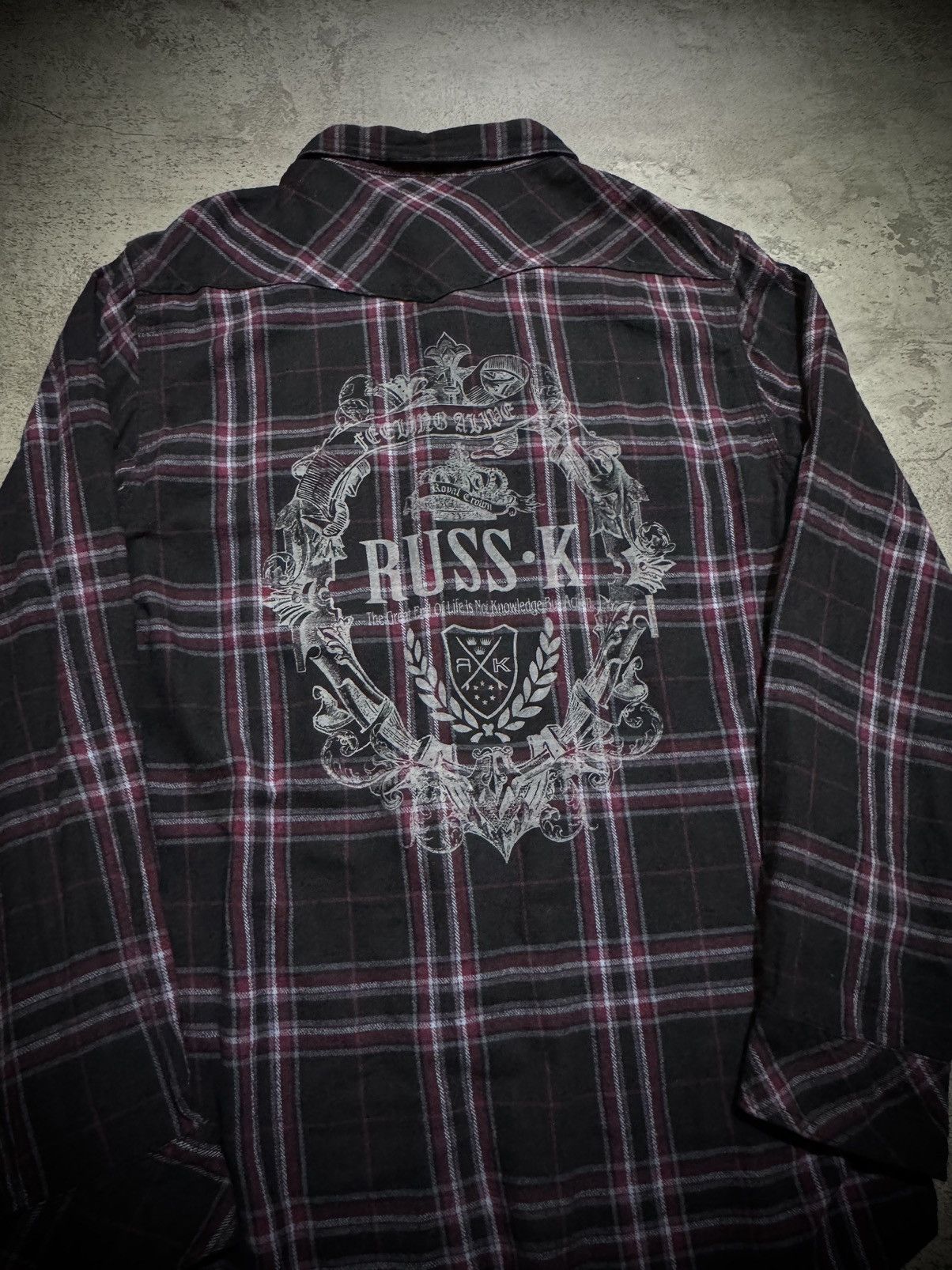 Hysteric Glamour Y2k Russ-K ifsixwasnine flannel shirt Size US M / EU 48-50 / 2 - 2 Thumbnail