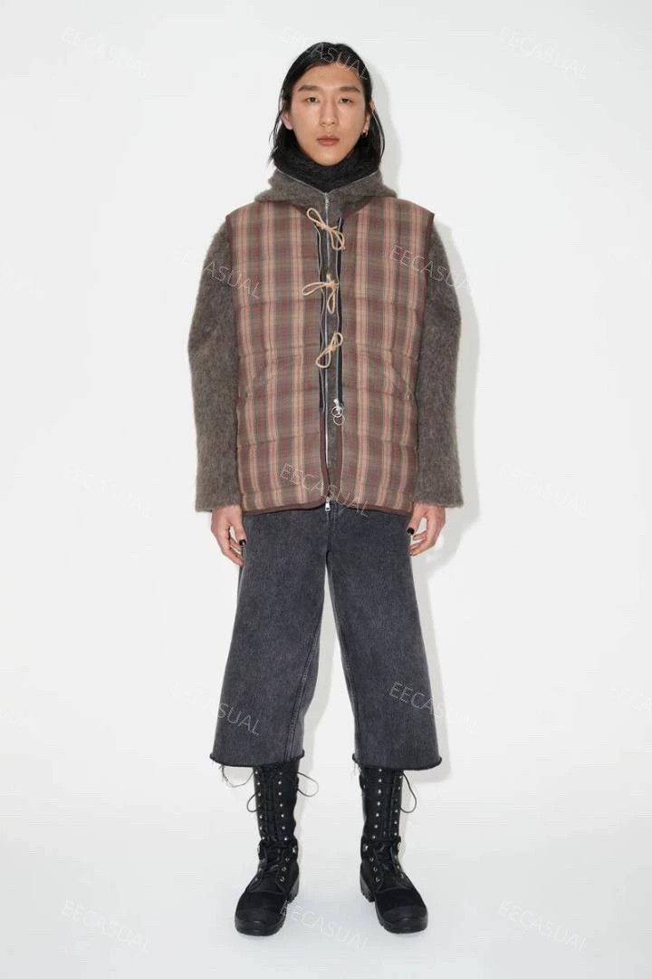Our Legacy our legacy Teal plaid cotton-padded vest 2503-Nextarrow Size US M / EU 48-50 / 2 - 1 Thumbnail