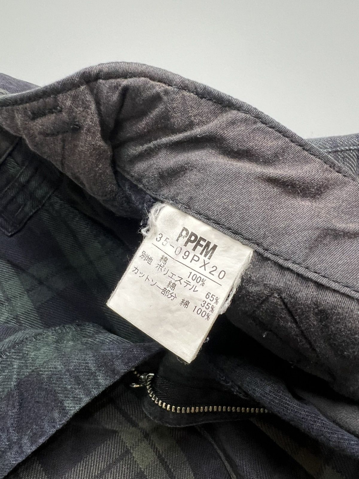 Japanese Brand × PPFM × Vintage Vintage PPFM 2 Tone Flannel Pants Checkered Size US 34 / EU 50 - 5 Thumbnail