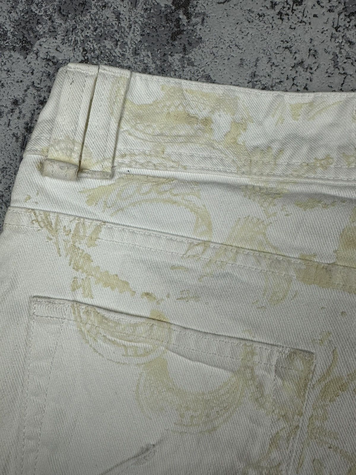 John Galliano Rare❗️John Galliano Distressed Denim Pants Size US 32 / EU 48 - 4 Thumbnail