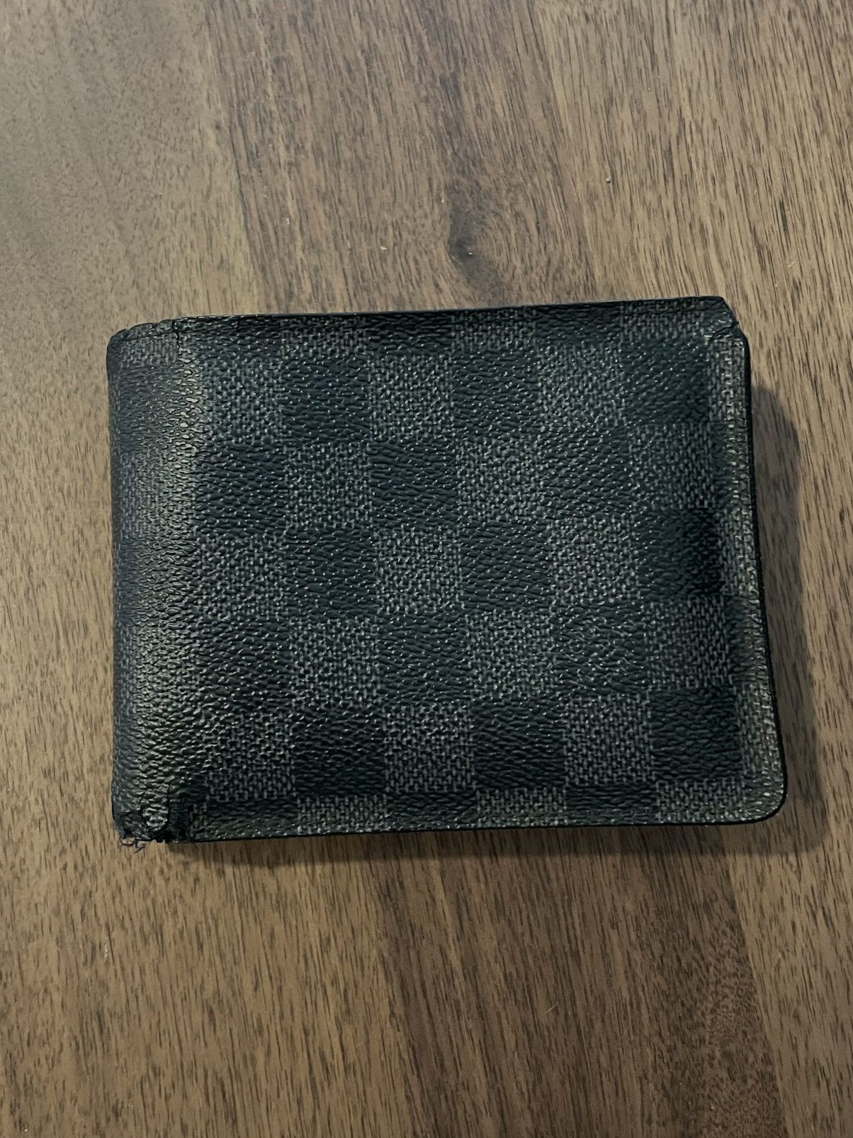 Louis Vuitton Louis Vuitton Damier Graphite Canvas Multiple Wallet Black Size ONE SIZE - 1 Thumbnail