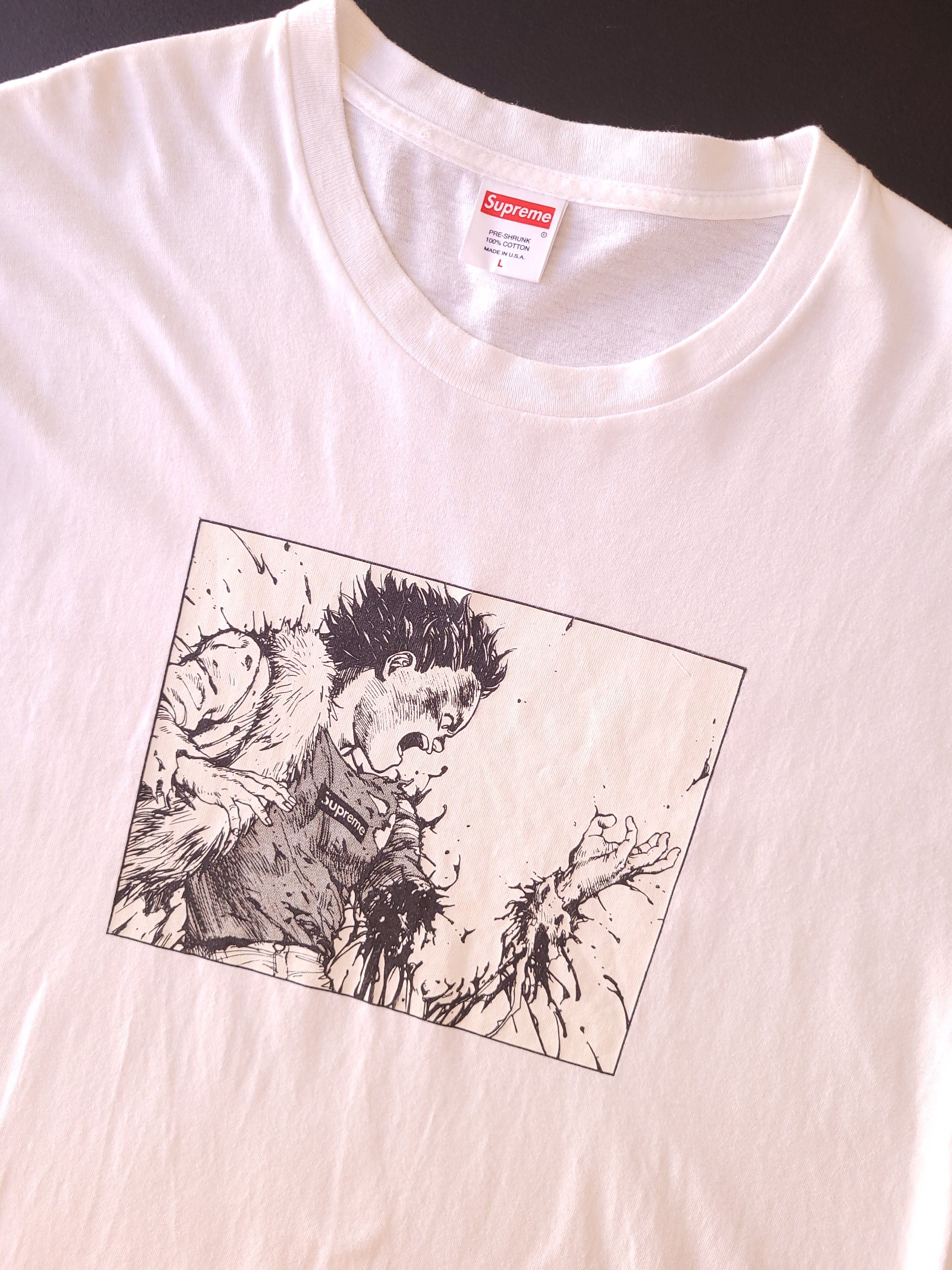 image of Supreme X Akira Arm Tee 2017 in White, Men's (Size Large)