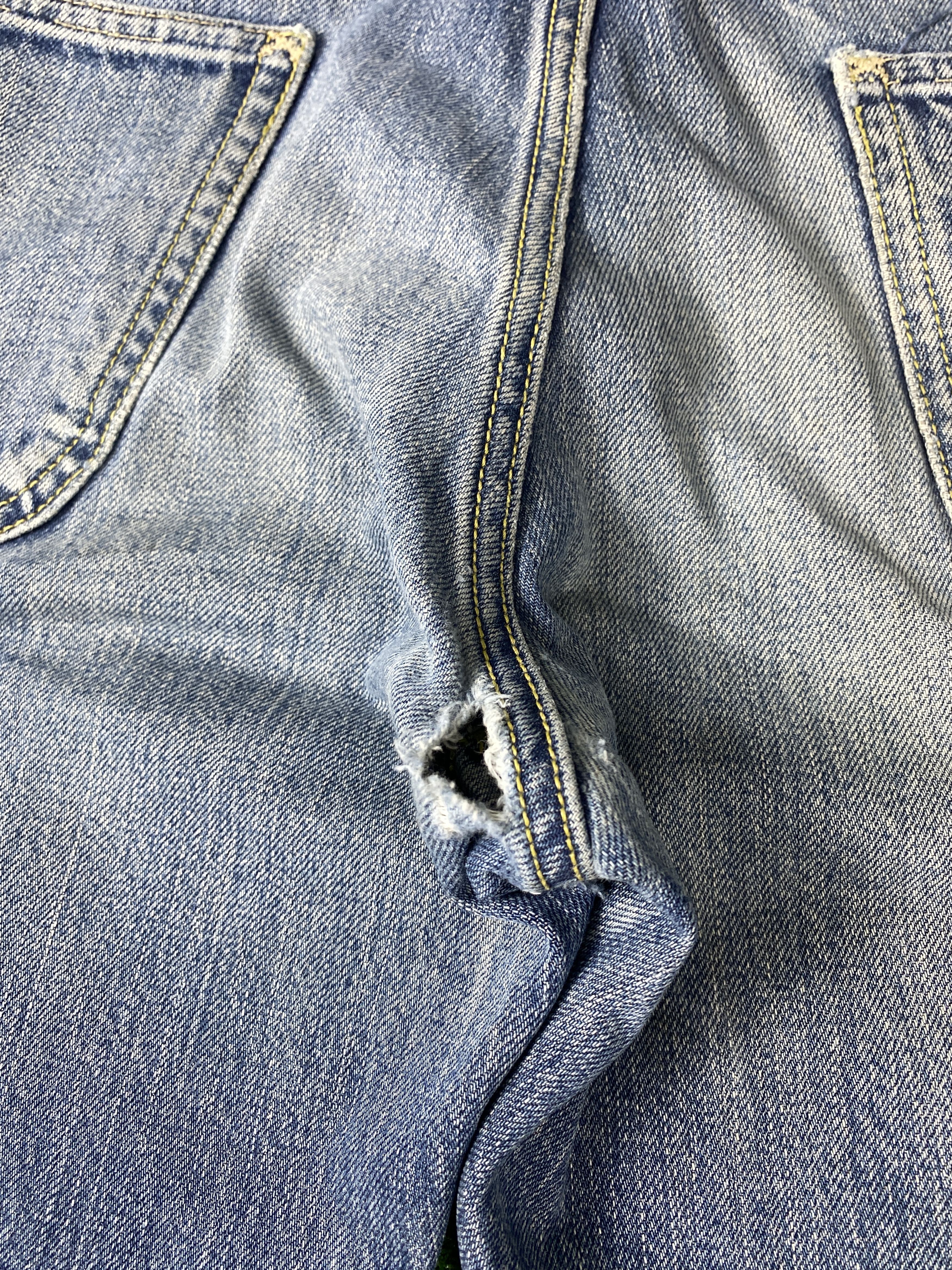 Japanese Brand Vintage Japanese Brand Distressed Faded Blue Jeans CP0065 Size US 34 / EU 50 - 9 Thumbnail