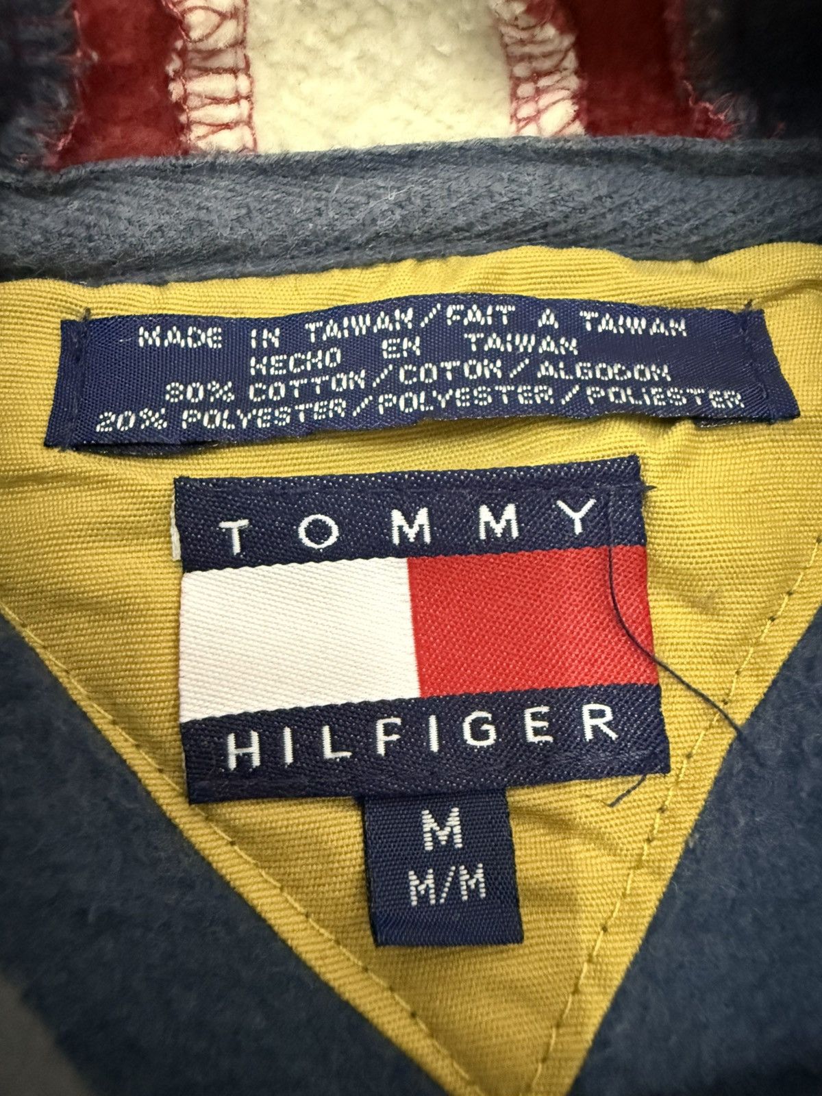 Tommy Hilfiger 🔥 90's Rare Tommy Hilfiger Embroided Backhit Logo Hoodie - M Size US L / EU 52-54 / 3 - 11 Thumbnail