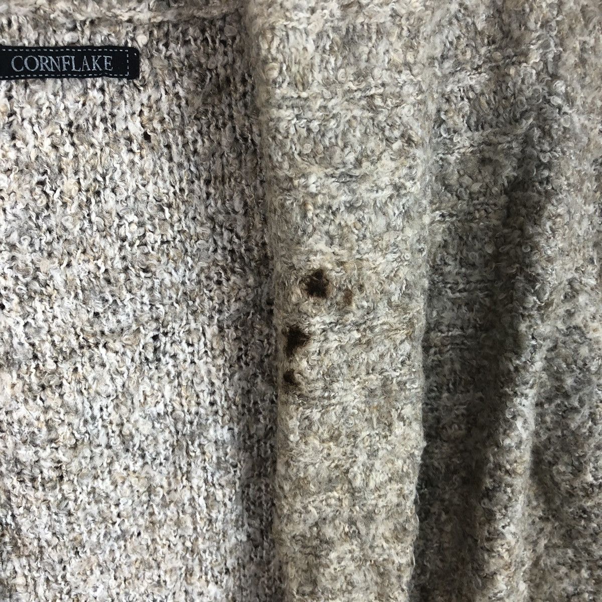 Japanese Brand Corn Flake Brown Cardigan #7496 Size M / US 6-8 / IT 42-44 - 10 Thumbnail