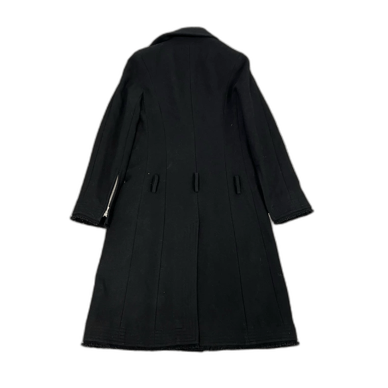 ChaneC Black Long Coat Size 36