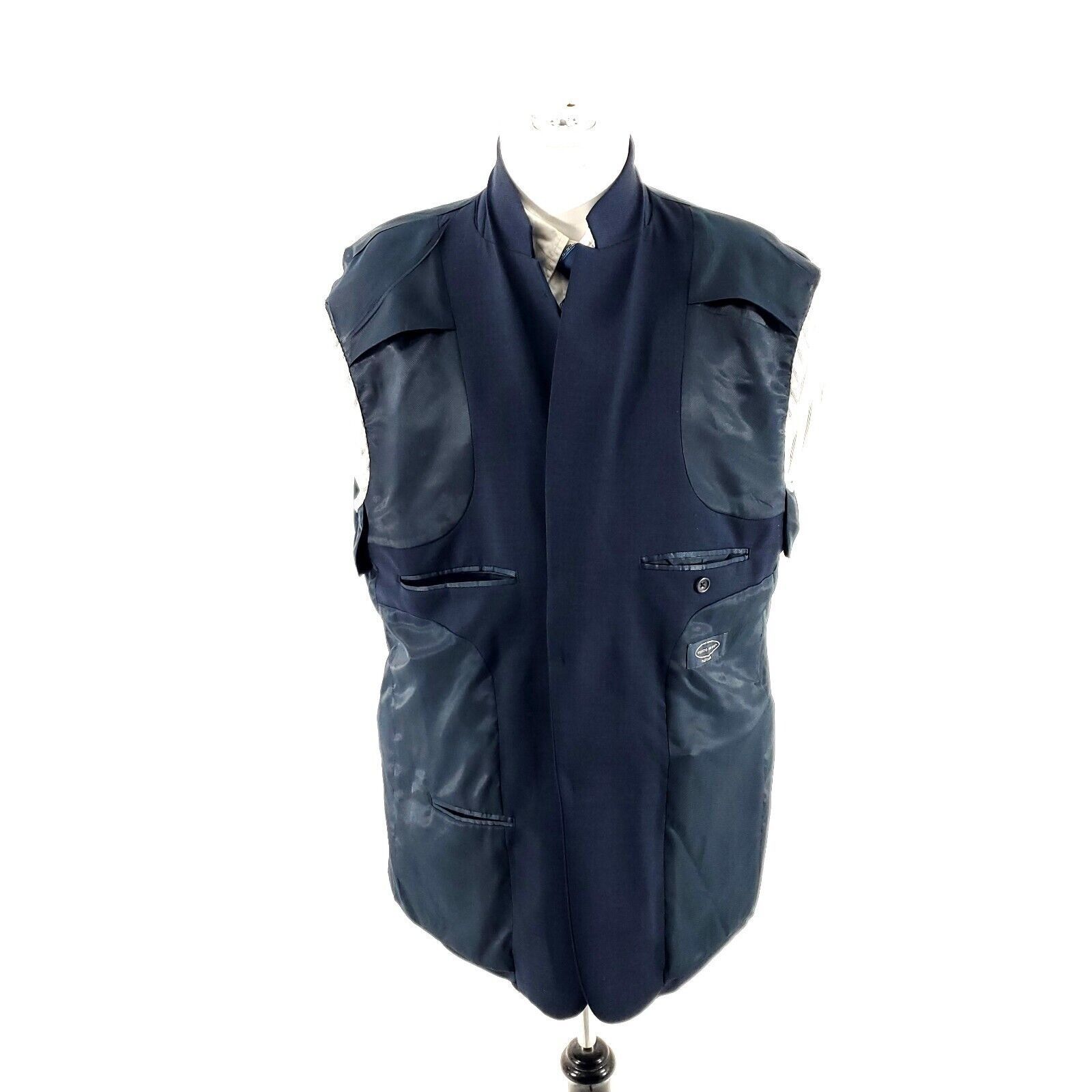 Pronto Uomo Pronto Uomo Platinum Wool 2 Button 2 Piece Suit 42S Blue 39/ Size 42S - 10 Thumbnail