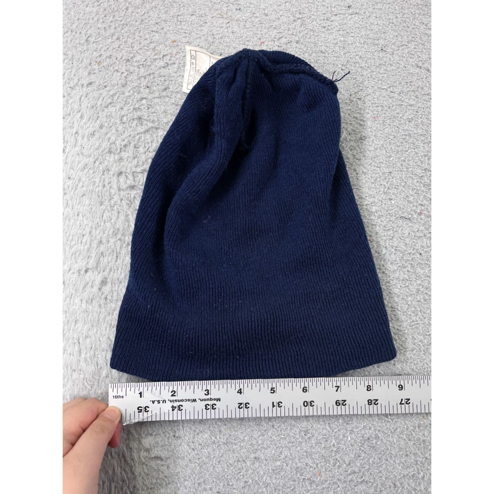Nike Nike Beanie Toque Adult One Size Blue Red Knit Swoosh 100% Acrylic Outdoor Sports Men Beanie Size ONE SIZE - 5 Thumbnail